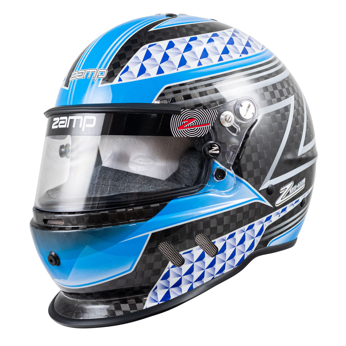 Zamp RZ 65D Graphic Carbon Fiber Dirt Bike Helmet - SA2020 Certified, Lightweight Motocross Racing Helmet for Off-Road & MX Riding - Perfect for Trail, Track & Competition Use