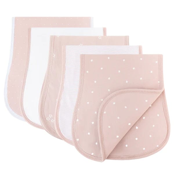 Elys & Co 5 Pack Super Absorbent Burp Cloths for Babies - Soft & Gentle for Newborns, Infants & Toddlers - Perfect for Feeding, Spit-Up & Messy Moments