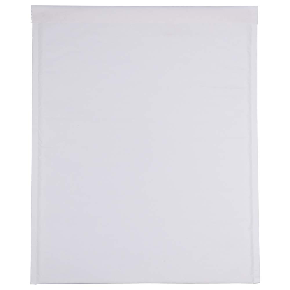 JAM Paper Bubble Mailers 7x18.5in - 100 Pack White Kraft for Shipping & Mailing