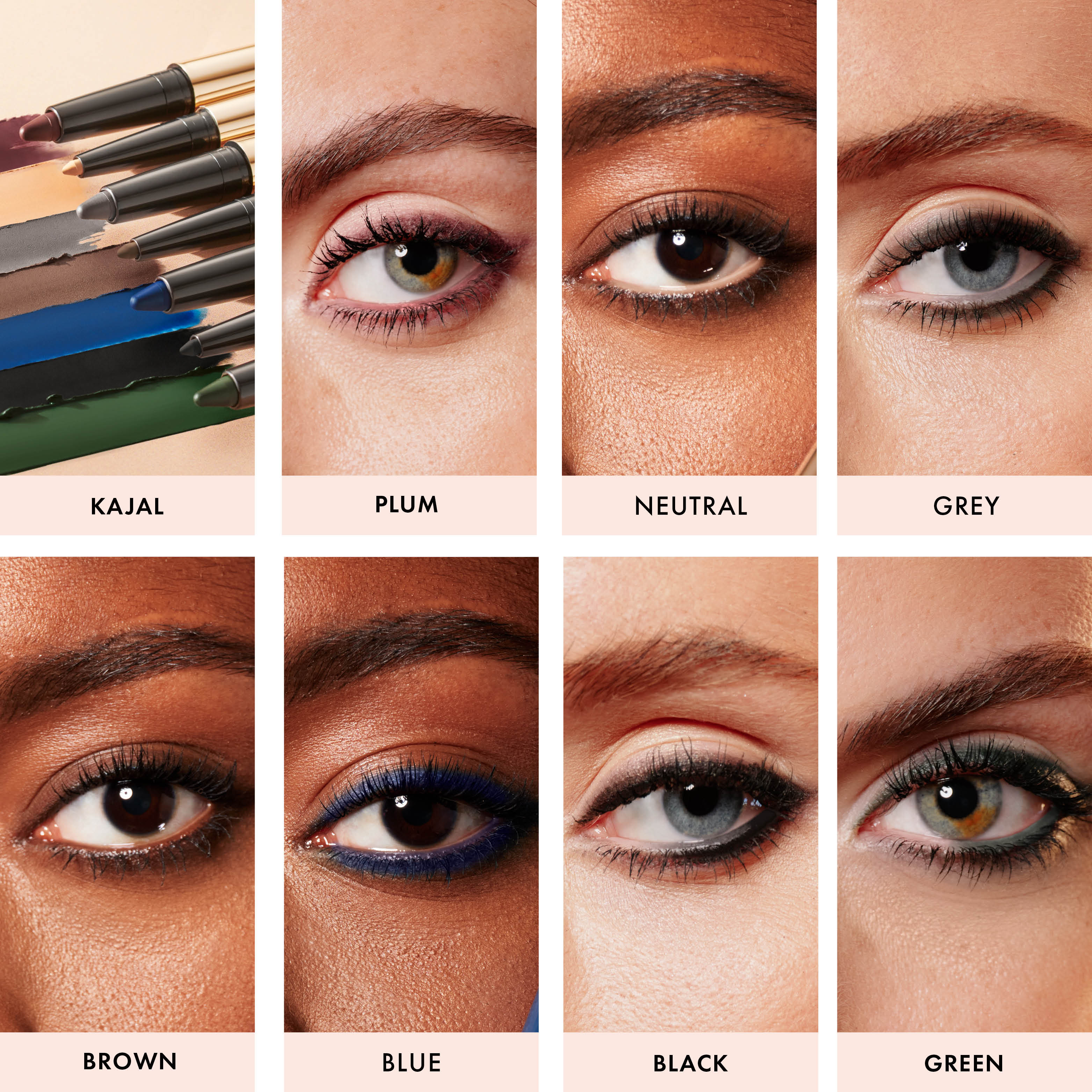 Smokey Eye Duo Kajal Eyeliner - Waterproof & Long-Lasting Kohl Pencil for Dramatic Eye Makeup - Perfect for Night Out, Party, and Special Occasions