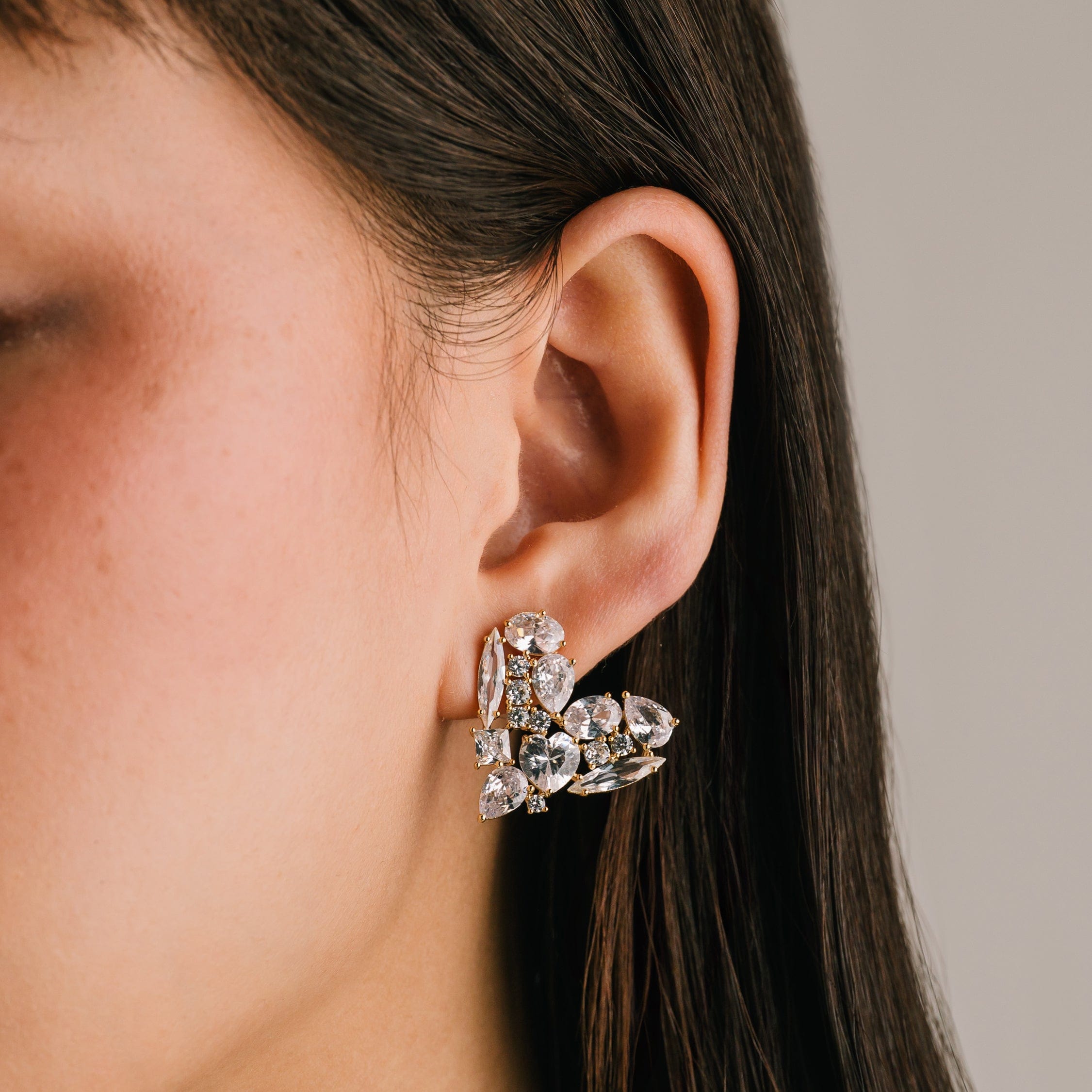 Stylish Heart Stud Earrings for Women - Perfect Gift for Valentine's Day, Anniversary & Christmas | Holiday Shipping Available from October 1st | Everyday Wear & Special Occasions
