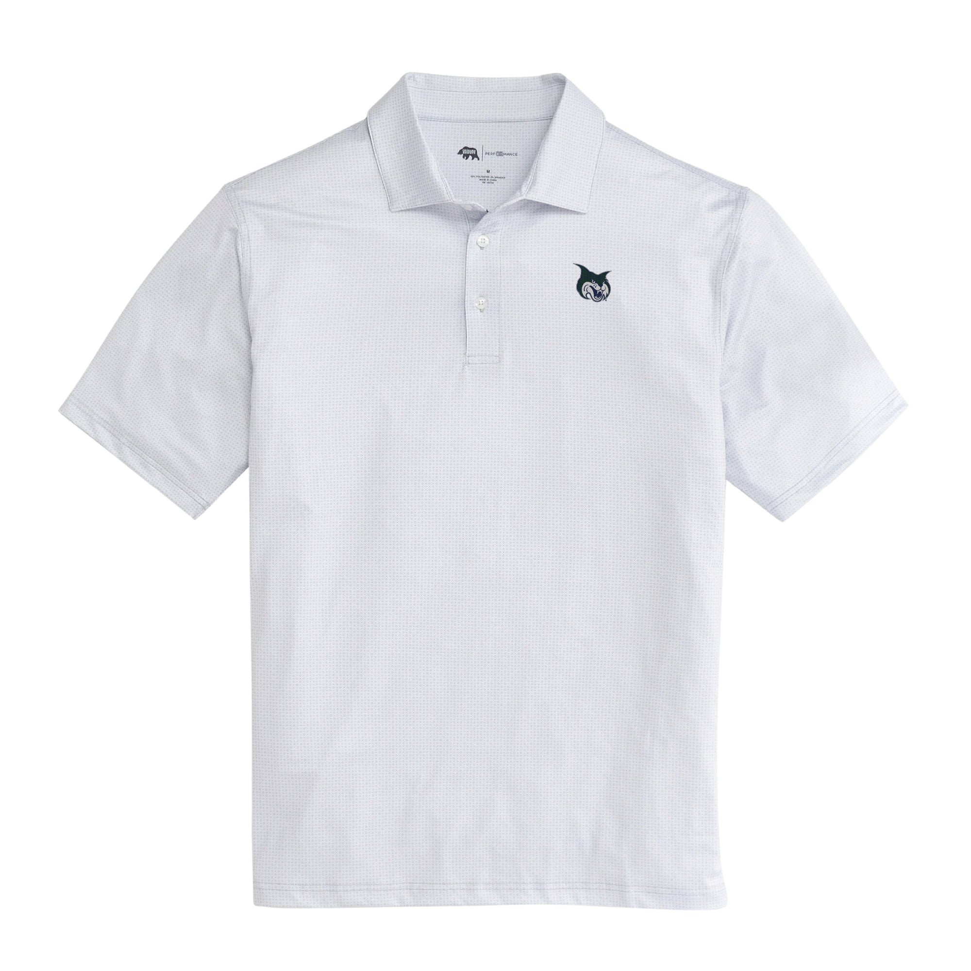 GCSU Range Printed Performance Polo Shirt for Men - Moisture Wicking, Breathable Golf & Casual Wear - Perfect for Sports, Office & Outdoor Activities