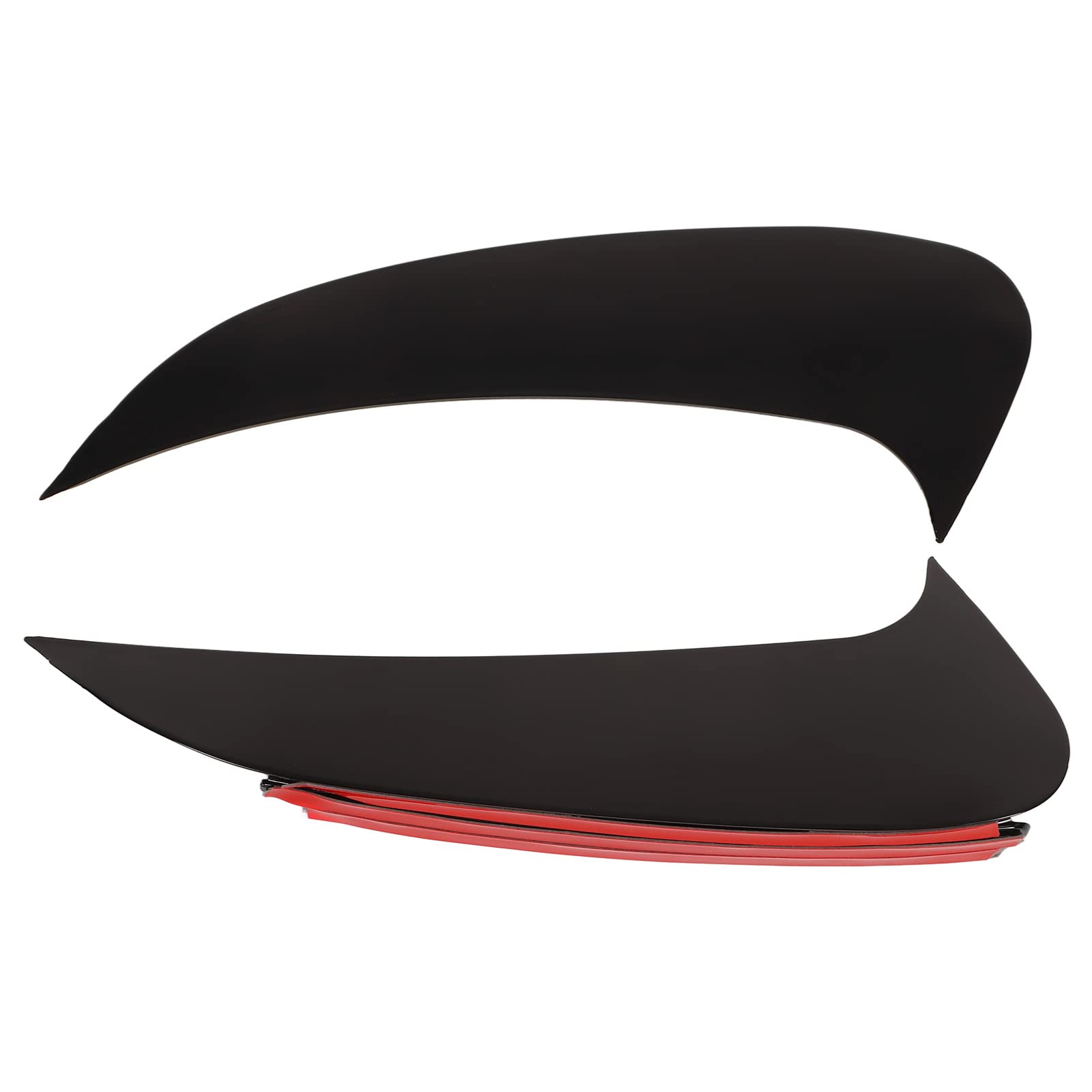 Qiilu Rear Bumper Side Vent Spoiler - 2PCS Glossy Black Replacement for Mercedes-Benz C-Class W206 (Left & Right) - Enhance Aerodynamics & Style for Sedan Performance