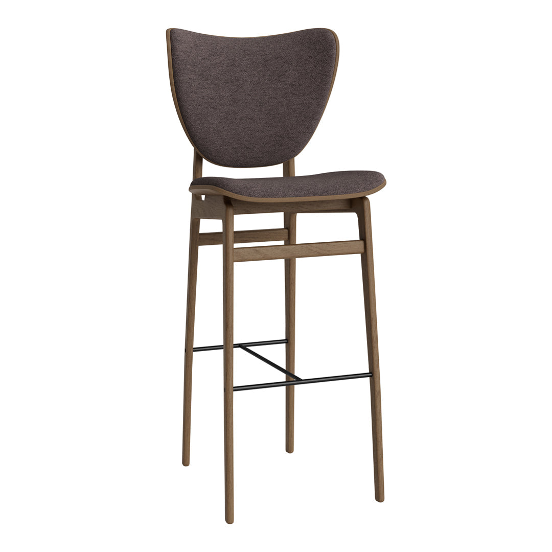 Stylish Upholstered Elephant Bar Stool - Comfortable Counter Height Chair for Kitchen Island, Breakfast Nook & Home Bar Decor