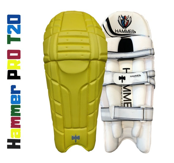 Hammer Pro T20 Cricket Batting Pads - Premium Quality Leg Guards for Cricket Players | Perfect for Practice & Matches | Comfortable & Durable Protection