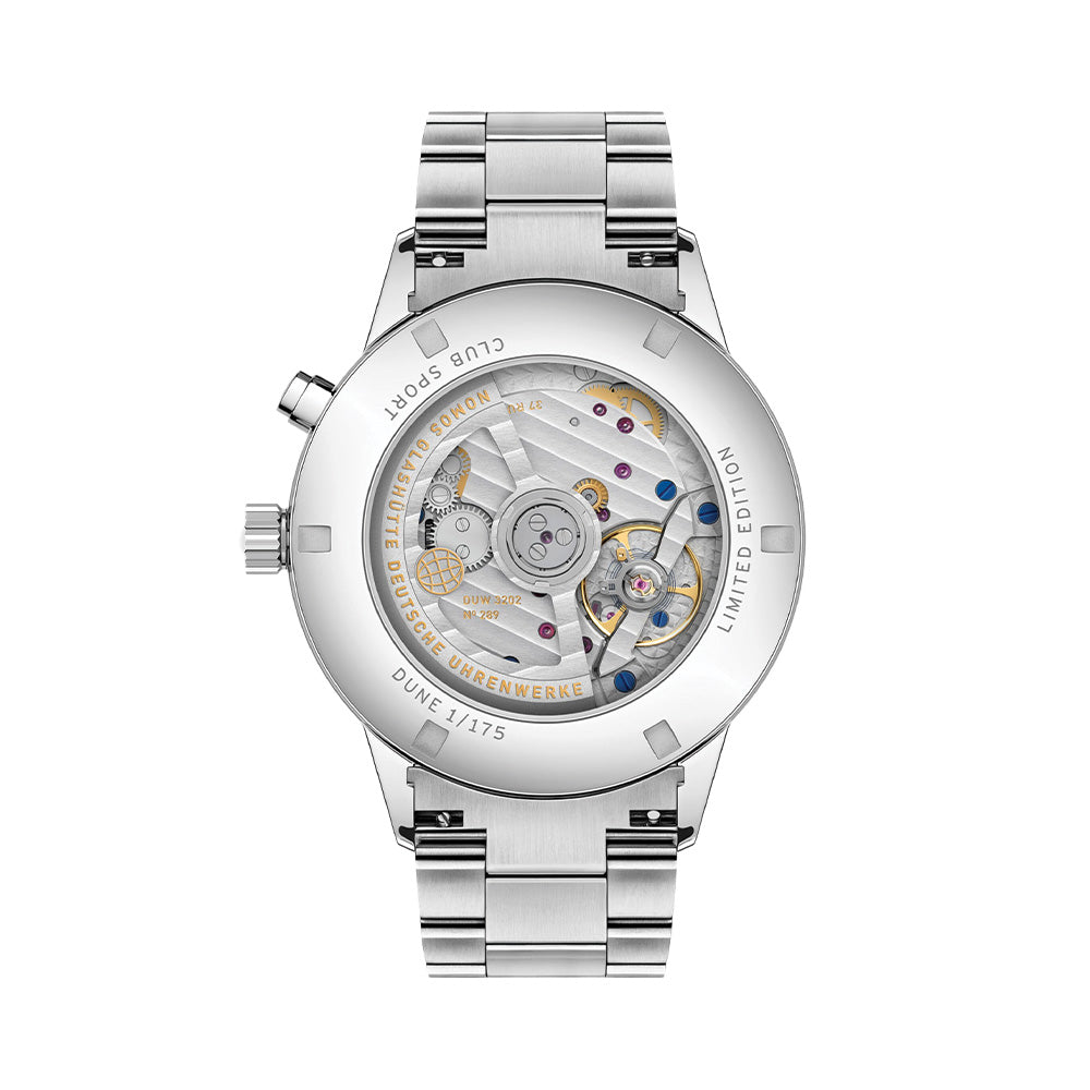 NOMOS Club Sport Neomatik Worldtimer Limited Edition 40mm Watch with Stainless Steel Bracelet - Perfect for Travelers & Luxury Watch Collectors