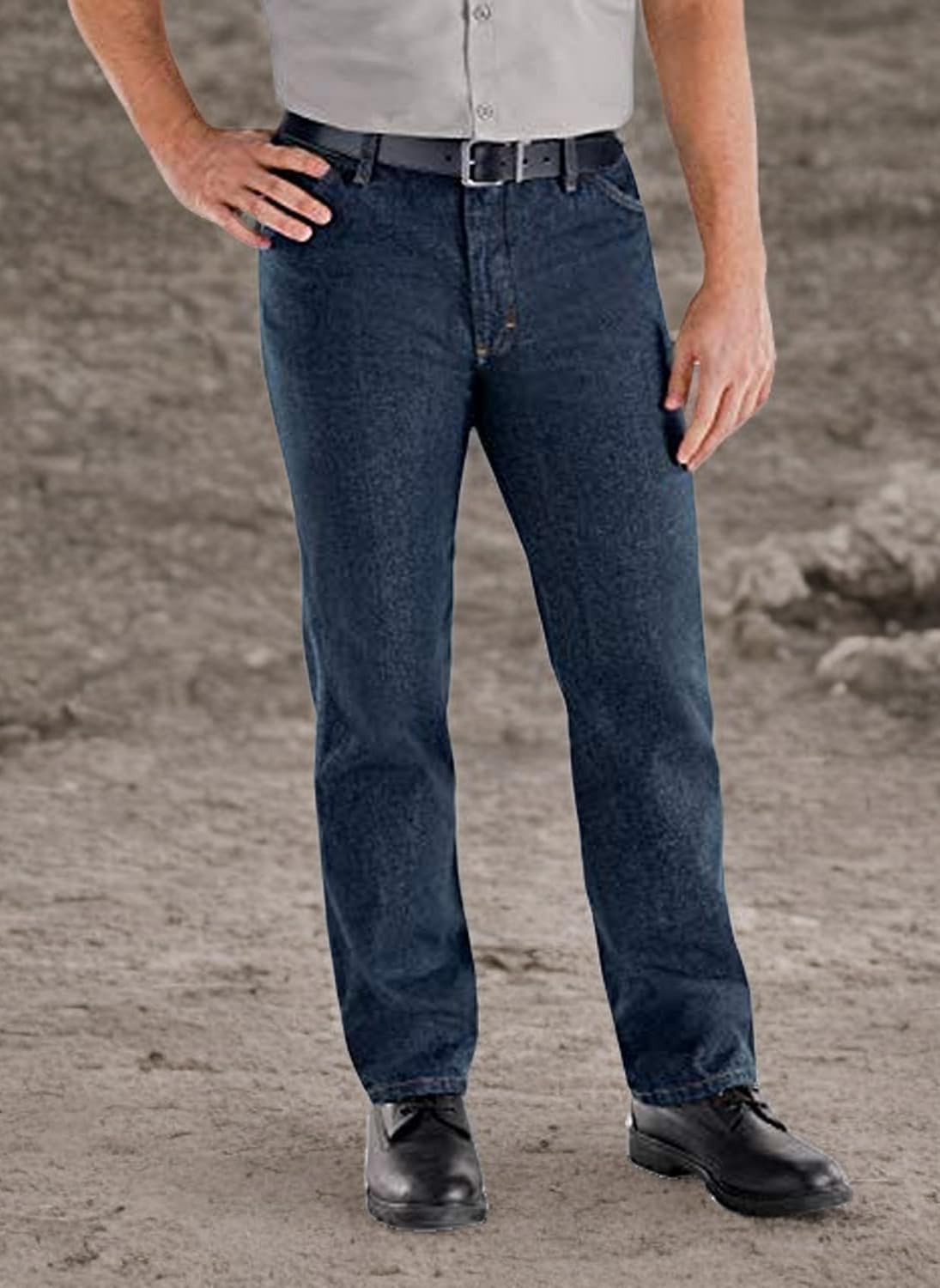 Red Kap Men's Classic Rigid Jean - Durable Work Pants for Construction, Farming & Outdoor Activities | Comfortable Denim Jeans for Tough Jobs