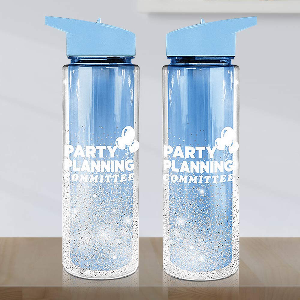 JustFunky Office Party Water Bottle 17oz - Hydro Flask for TV Fans & Work