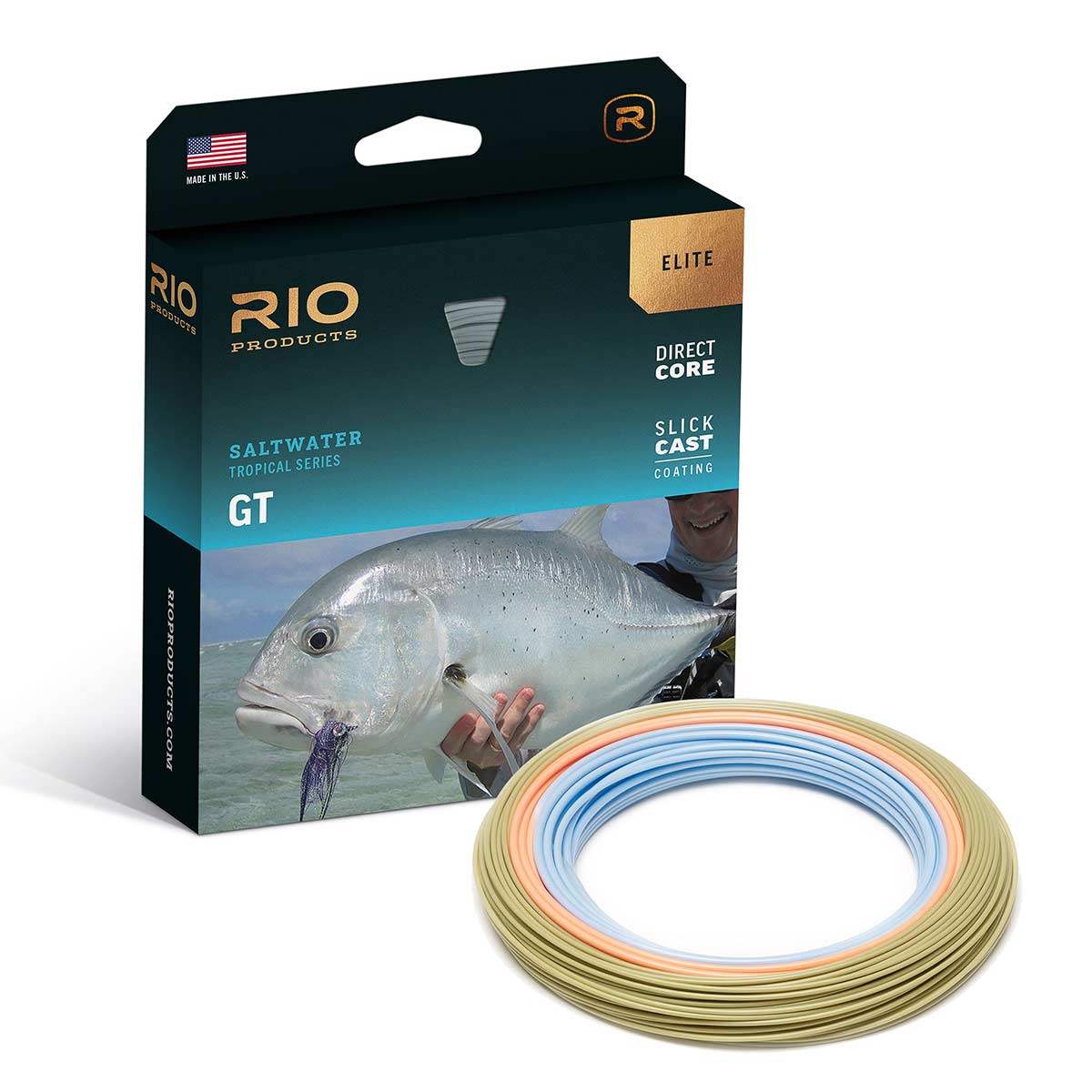 RIO Elite GT Fly Line - Premium Fly Fishing Line for Trout & Salmon - Perfect for Freshwater & Saltwater Fly Fishing