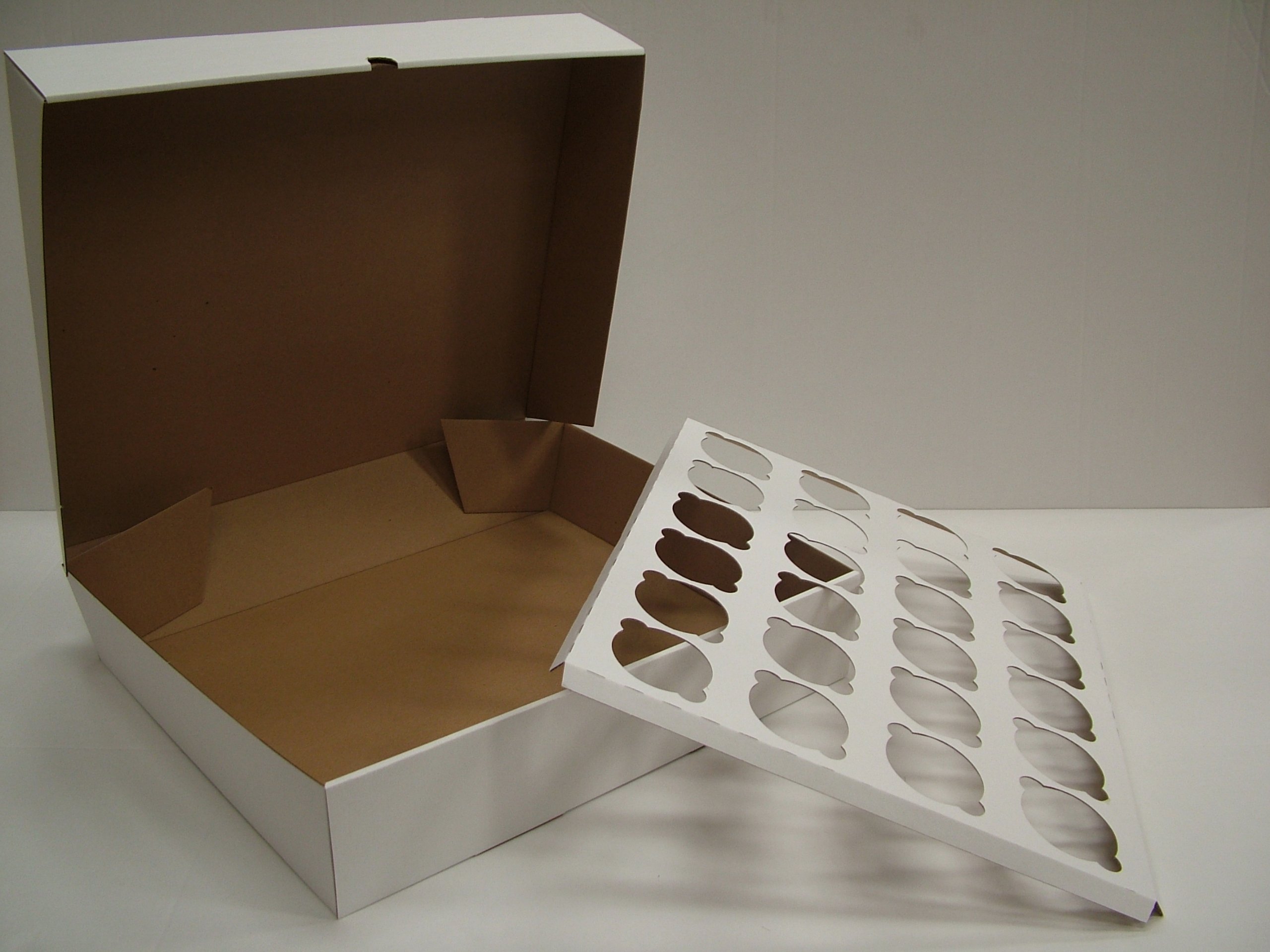 24 Pack Stackable Cupcake Boxes - 50 Count Bulk for Baking, Desserts, and Party Supplies | Perfect for Birthday, Wedding, and Holiday Treats