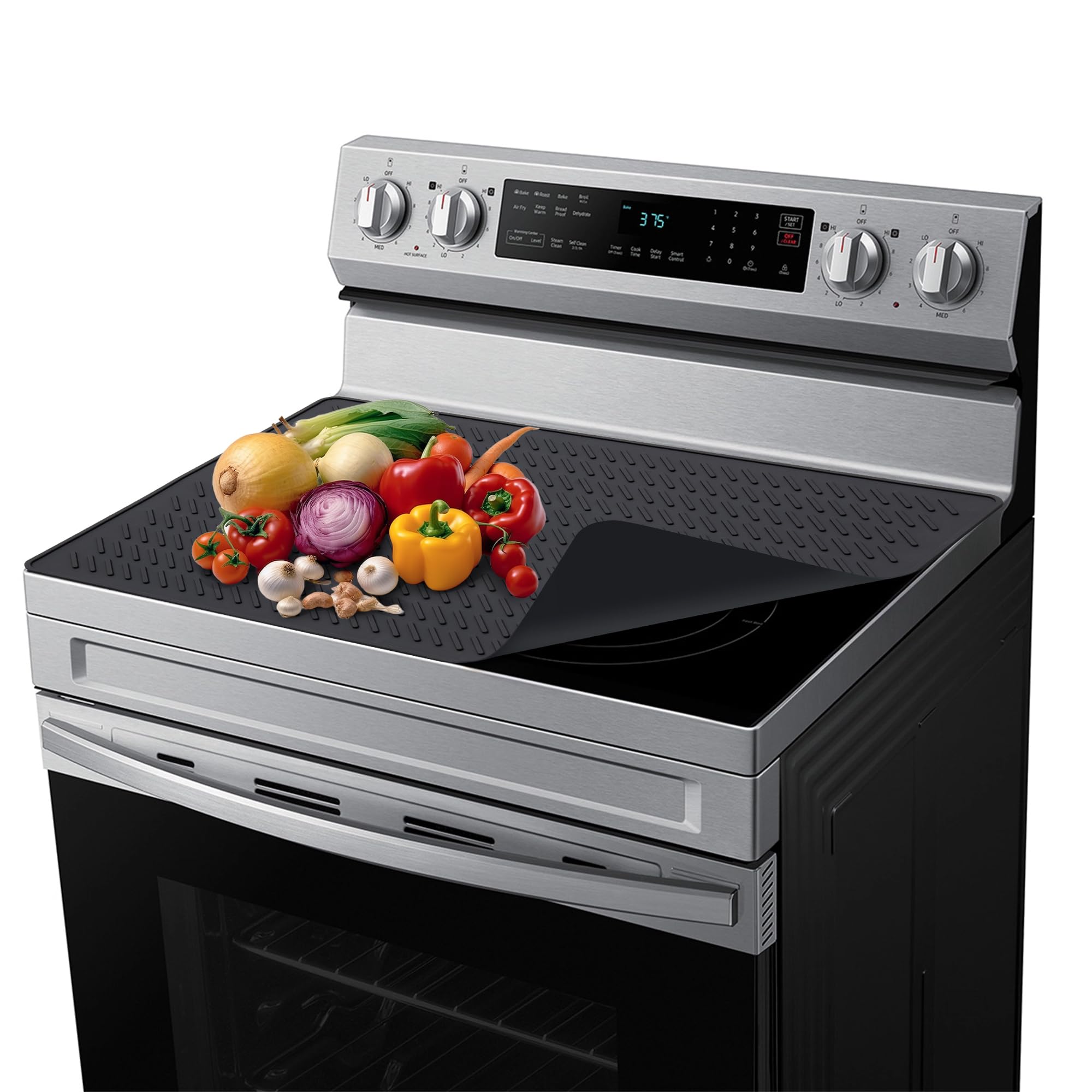 Heat Resistant Silicone Stove Cover Protector for Electric & Induction Cooktops - 28