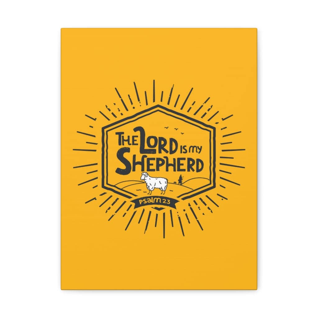 Christian Wall Art - The Lord is My Shepherd Psalm 23 Bible Verse Print - Ready to Hang Scripture Decor for Home, Church & Office - Express Your Faith with Inspirational Gifts