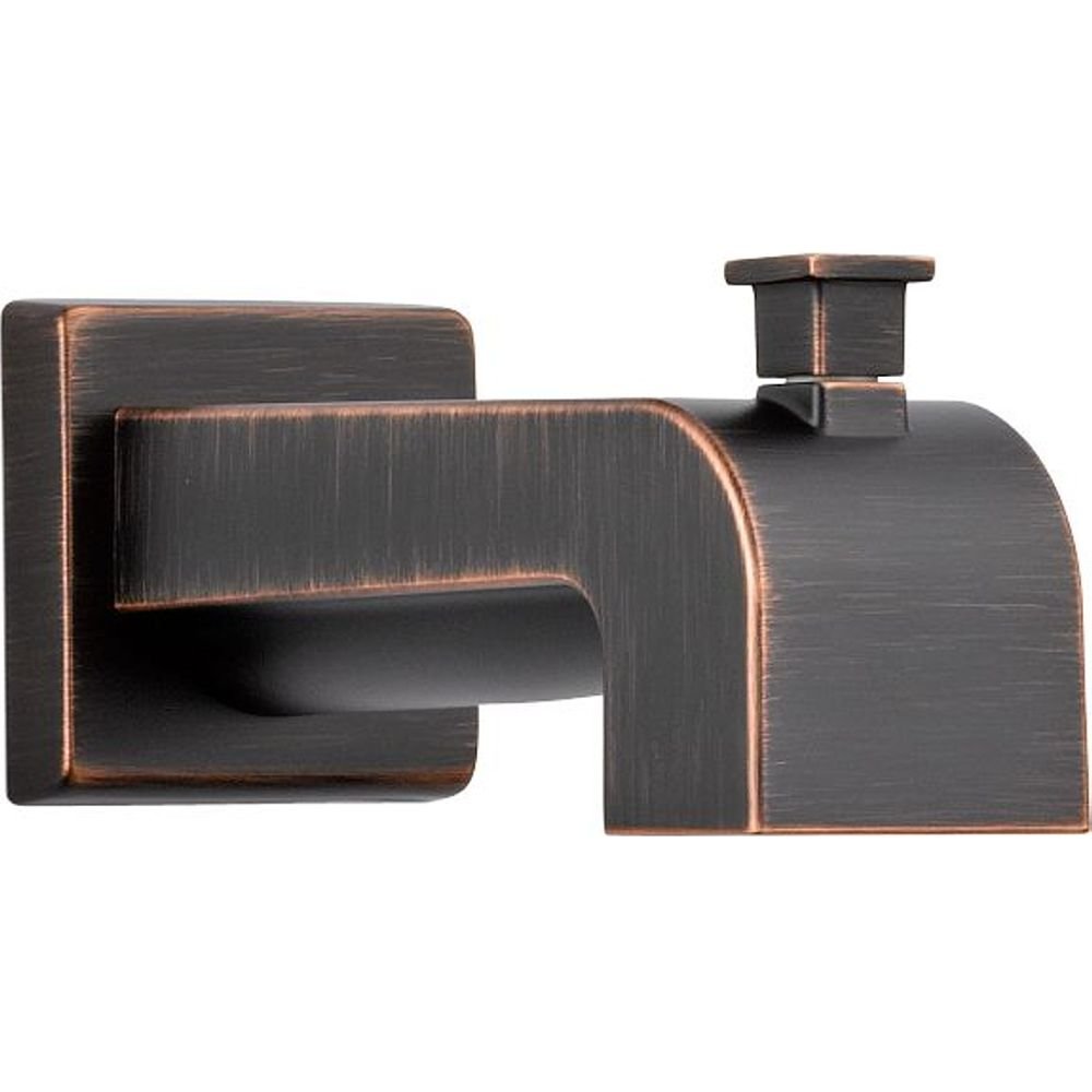Delta Faucet RP53419RB Vero Tub Spout with Pull-Up Diverter in Venetian Bronze - Perfect for Bathroom Renovations & Modern Shower Installations