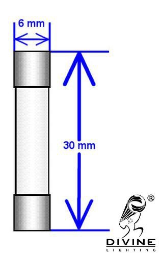 10 Pack MDA1A 1 Amp 250V Slow-Blow Ceramic Fuse - Time Delay 1/4