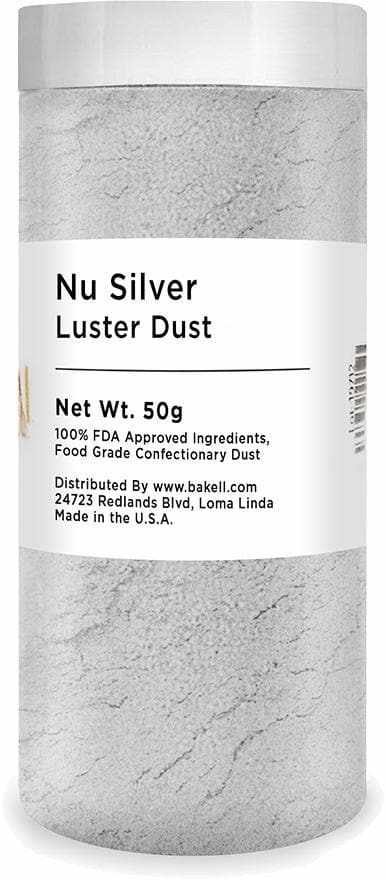 Christmas Collection Luster Dust Combo Pack B (8 PC SET) 50 Gram Jar - Edible Cake Decorating Powder for Holiday Baking, Cookies, Cupcakes & DIY Crafts