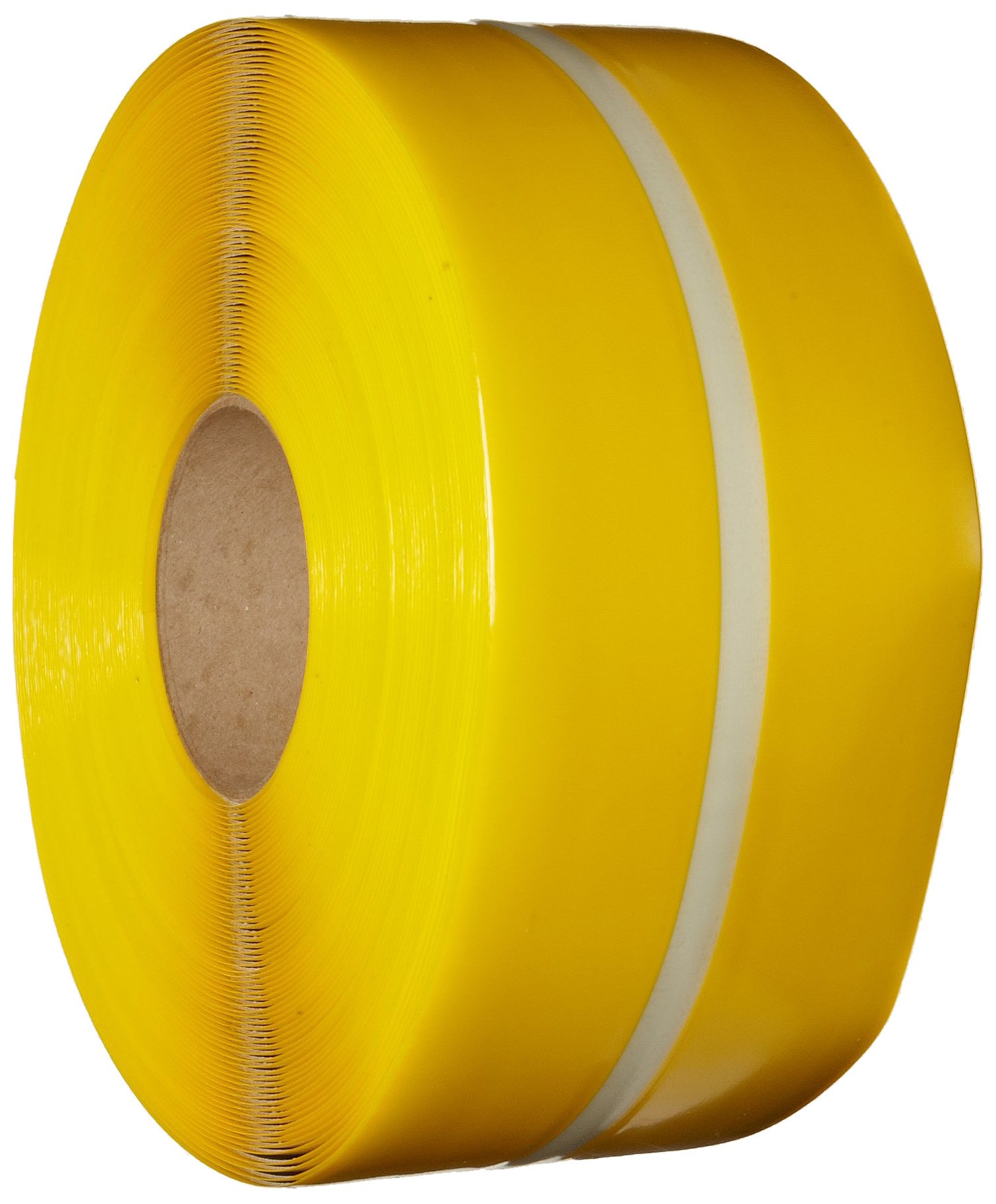 Glow in The Dark Floor Tape - Mighty Line 2RYLUM 2-Inch x 100-Feet Yellow Reflective Safety Tape for Warehouses, Factories & Emergency Exits - High Visibility Hazard Marking