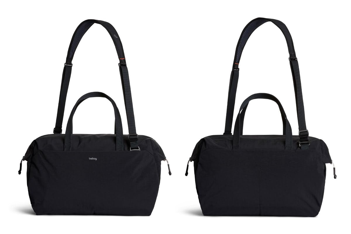 Bellroy Lite Duffel - Lightweight Water-Resistant Travel Duffel Bag for Gym, Work & Weekend Getaways | Durable Technical Carry-On with Multiple Pockets