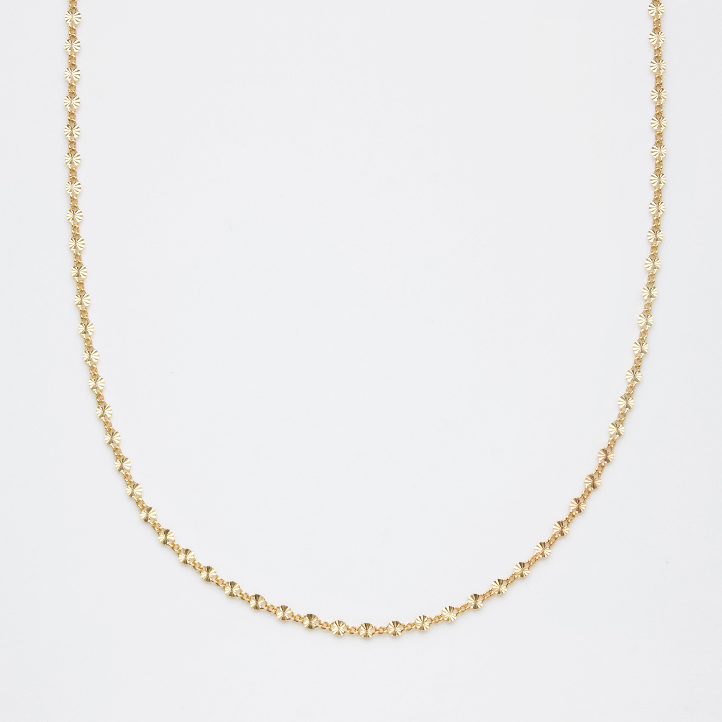 Louise Thompson Lucky Sunray Chain Necklace - Elegant Gold Plated Jewelry for Women | Perfect for Everyday Wear, Parties & Special Occasions