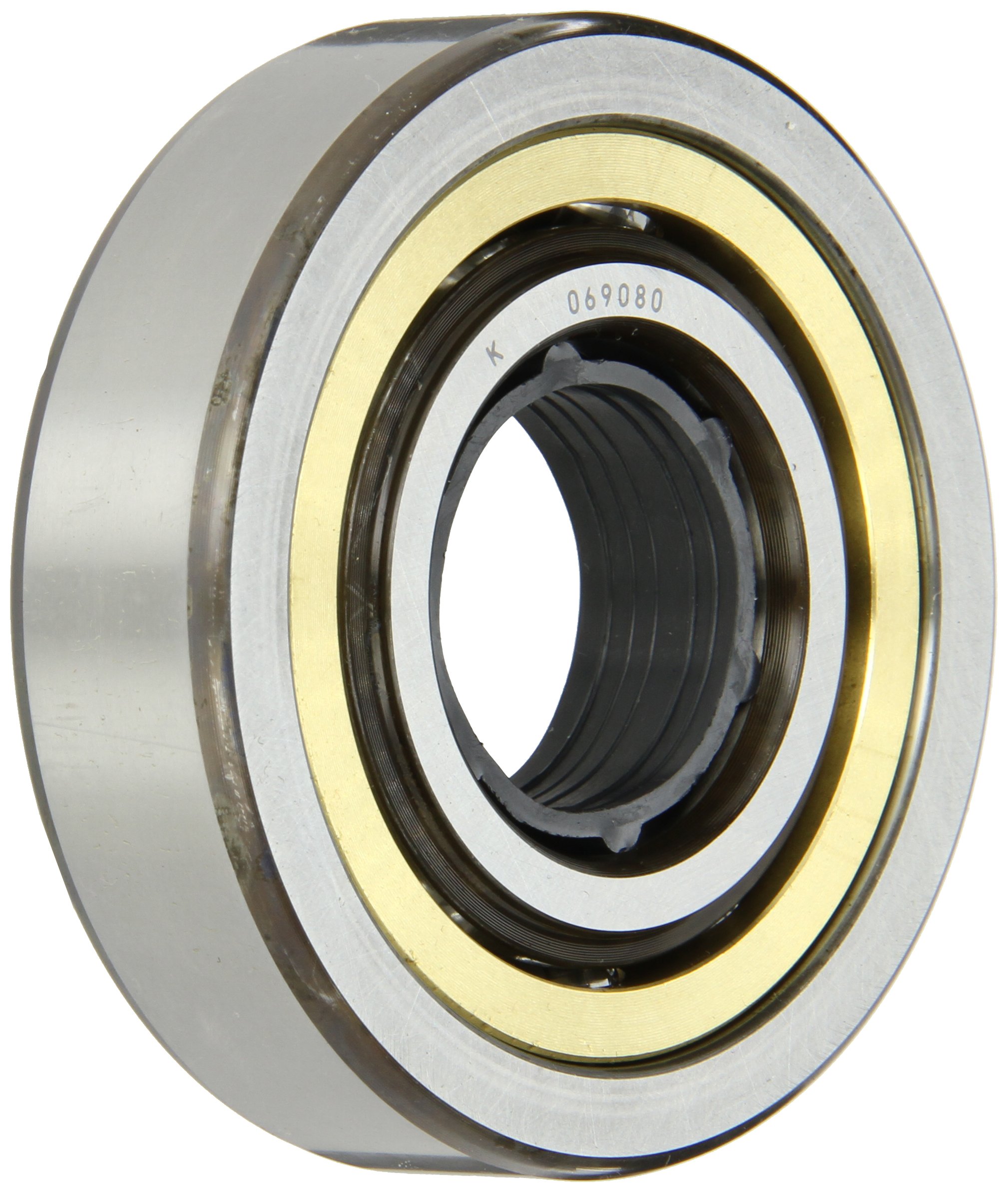 SKF QJ 209 MA Angular Contact Ball Bearing - ABEC 1 Precision, Brass Cage, 35° Contact Angle, 45x85x19mm (Bore x OD x Width) | High-Speed Performance for Industrial Machinery, Robotics & Automotive Applications