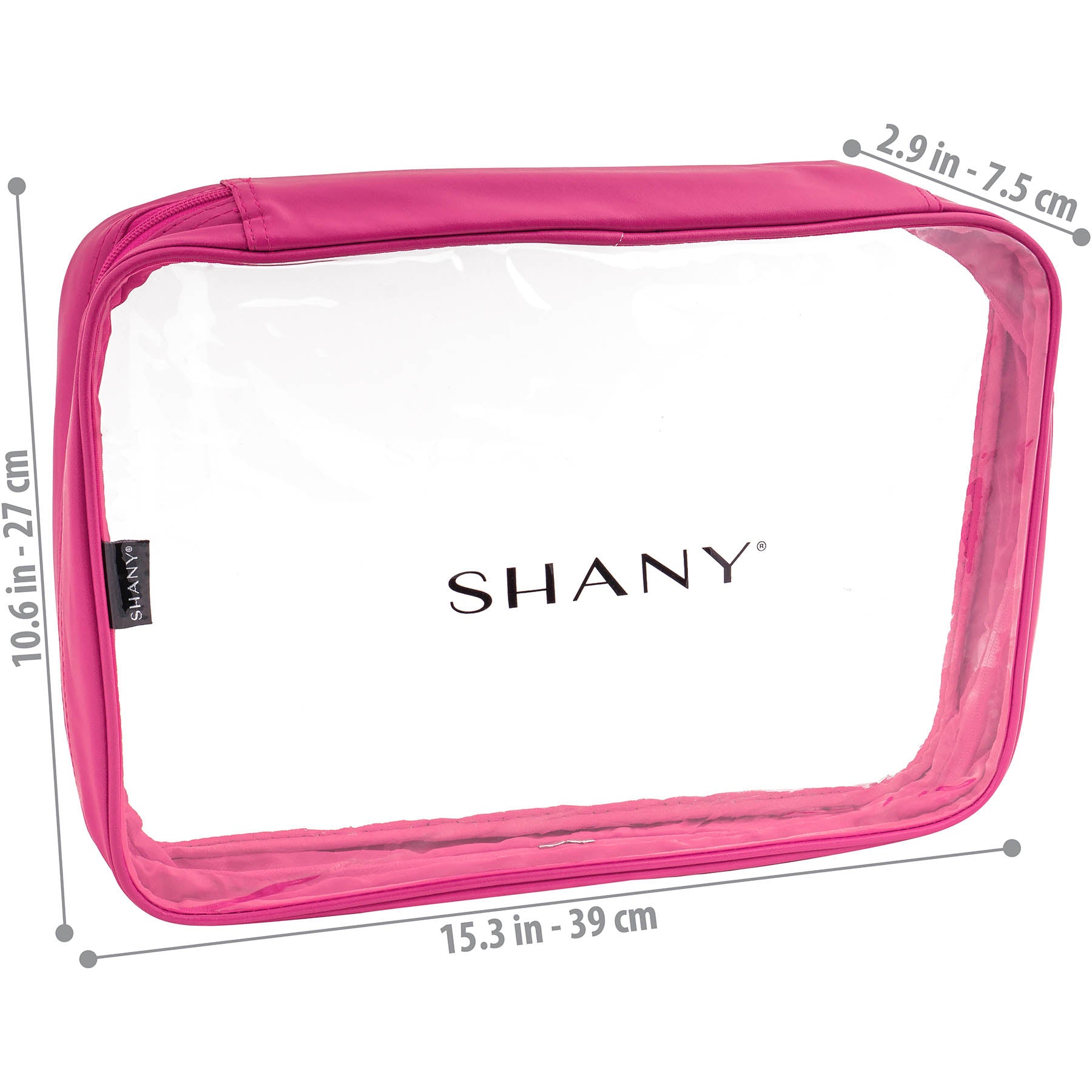 Clear PVC X-Large Cosmetic Organizer Bag - Waterproof Travel Makeup Storage Case for Women, Perfect for Travel, Home, and Salon Use