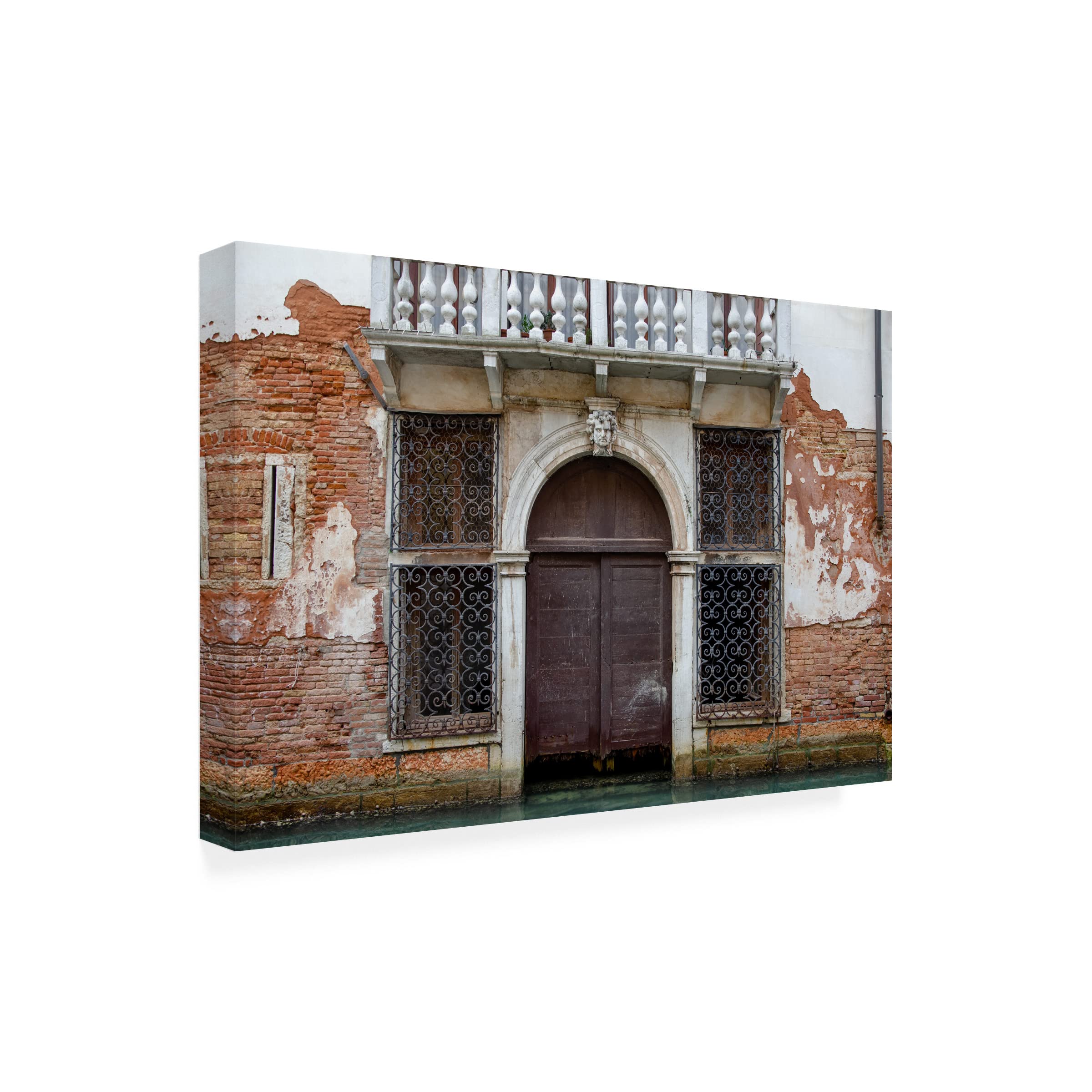 Laura DeNardo 'Windows and Doors of Venice X' Canvas Wall Art Print - Premium Trademark Fine Art Home Decor for Living Room, Bedroom & Office