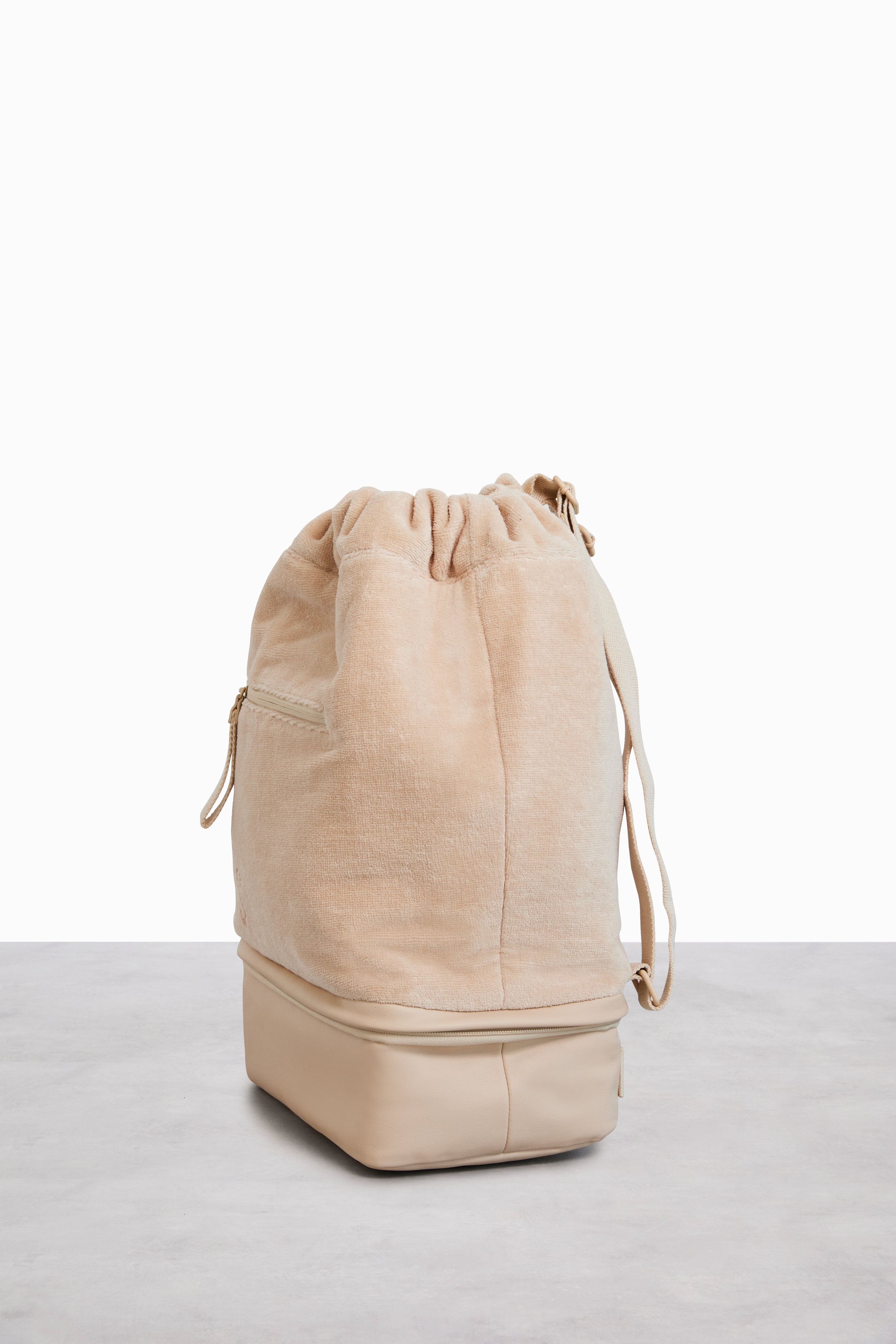Premium Terry Backpack Cooler - Insulated Leakproof Picnic Bag for Beach, Camping & Outdoor Adventures (Beige)
