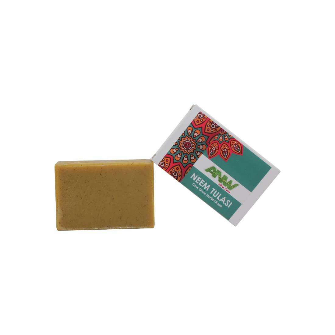 ANW Skin Care Handmade Natural Soap Bar - Neem Tulsi Moisturizing Soap for Dry Skin, Face & Body Wash | Organic, Vegan, Chemical-Free | Perfect for Daily Bathing, Spa & Gift Sets (Pack of 2)