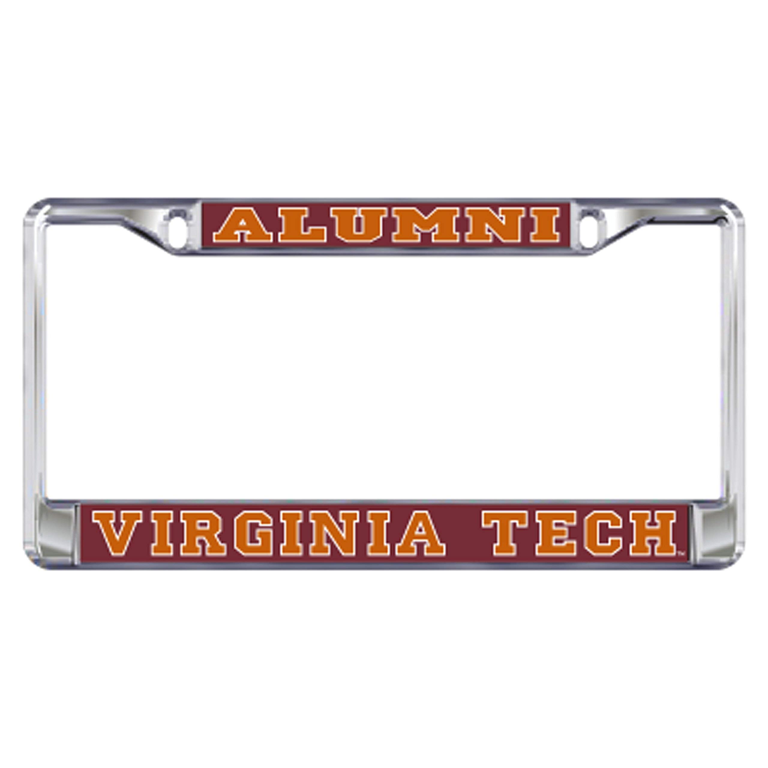 Virginia Tech Domed Alumni Plate Frame - 34155 | Durable Car License Plate Holder for VT Graduates & Fans | Perfect for Alumni Gifts & Hokie Pride Display