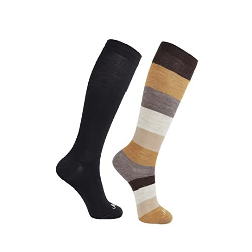 2 Pairs: 1 Black+ 1 Camel