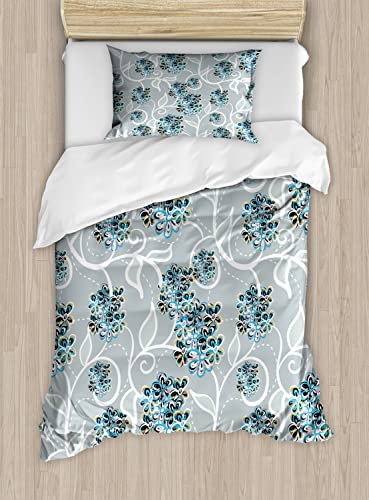 Sky Blue Grey Apricot
