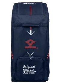 Shrey Star Duffle 2.0 Cricket Bag - Navy & Red - Premium Cricket Gear for Practice & Matches - Perfect Sports Equipment for Players & Teams