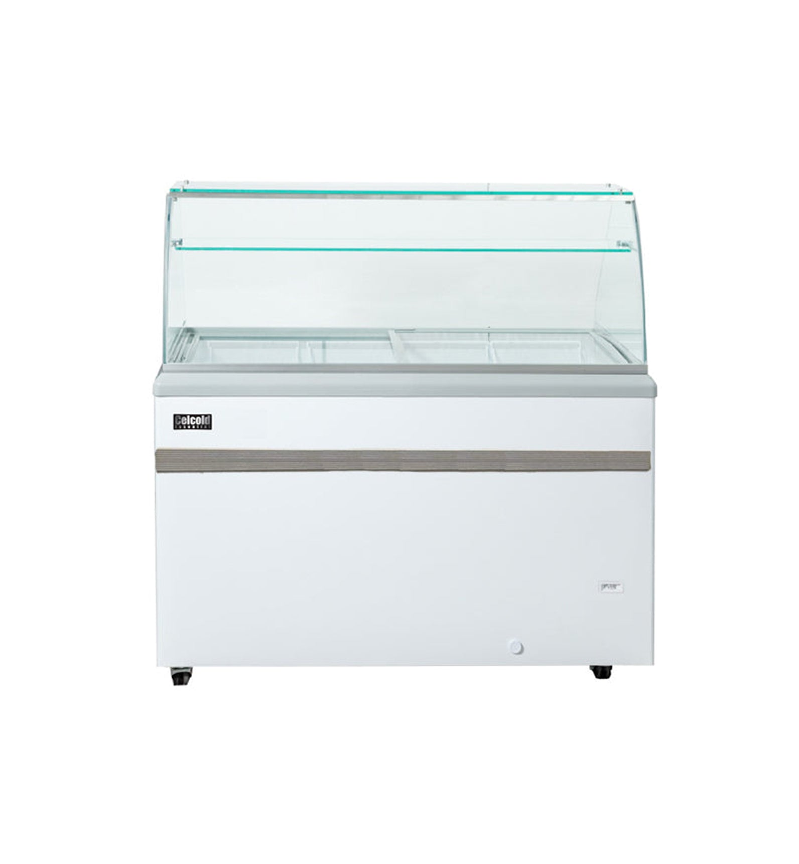 Celcold 50 Commercial Ice Cream Dipping Cabinet - 50L Display Freezer for Gelato, Frozen Yogurt & Desserts - Perfect for Ice Cream Shops, Cafes & Bakeries