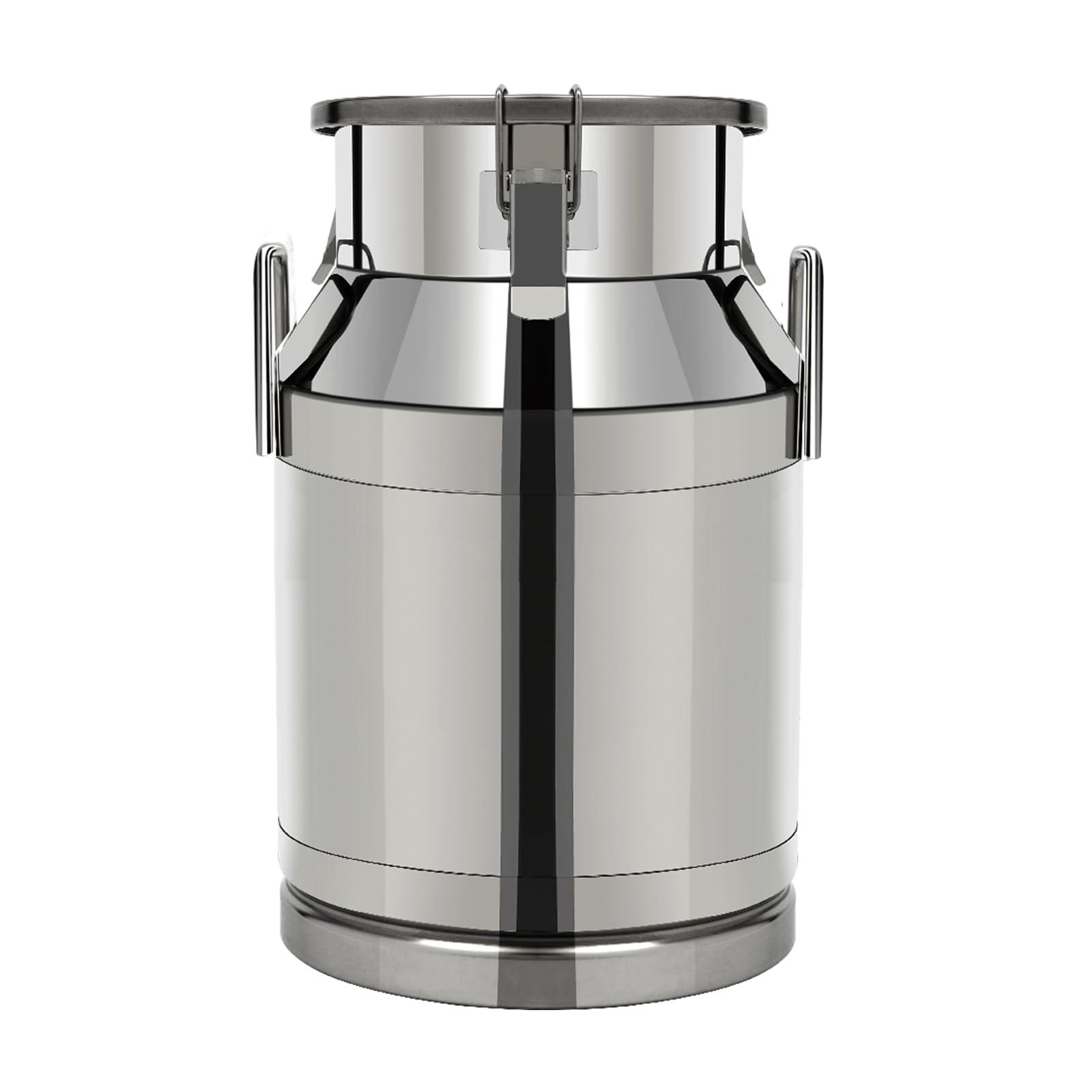 50L/13.3 Gallon Stainless Steel Milk Can with Airtight Lid - Food Grade Metal Milk Jug for Dairy, Juice, Grains & Bulk Storage | Perfect for Farm, Kitchen, Restaurant & Commercial Use