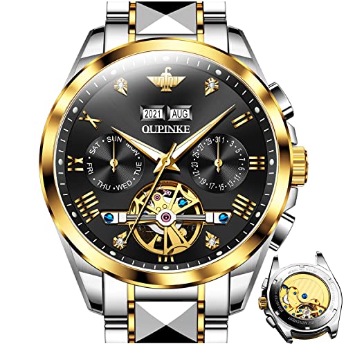 Black Dial & Two tone strap