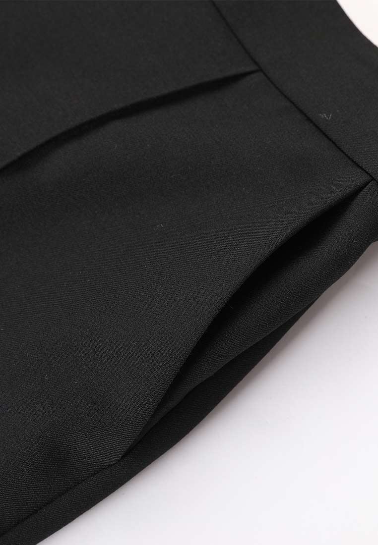 Light Black Trousers for Men - Slim Fit Comfortable Dress Pants for Office, Business & Casual Wear