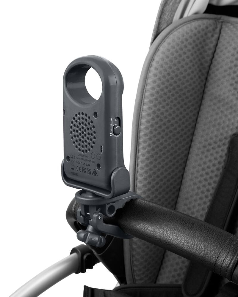 Skip Hop Universal Bladeless Stroller Fan - Portable Baby Stroller Fan with 3 Speeds, USB Rechargeable, Safe & Quiet for Infants - Perfect for Strollers, Car Seats & Cribs