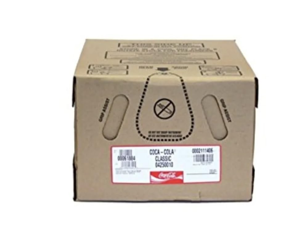 Supply Depot Coke Classic Soda Syrup Concentrate BIB Bag In Box (2.5 Gallon) - Compatible with Soda Dispensers, Perfect for Restaurants, Cafes, and Home Use