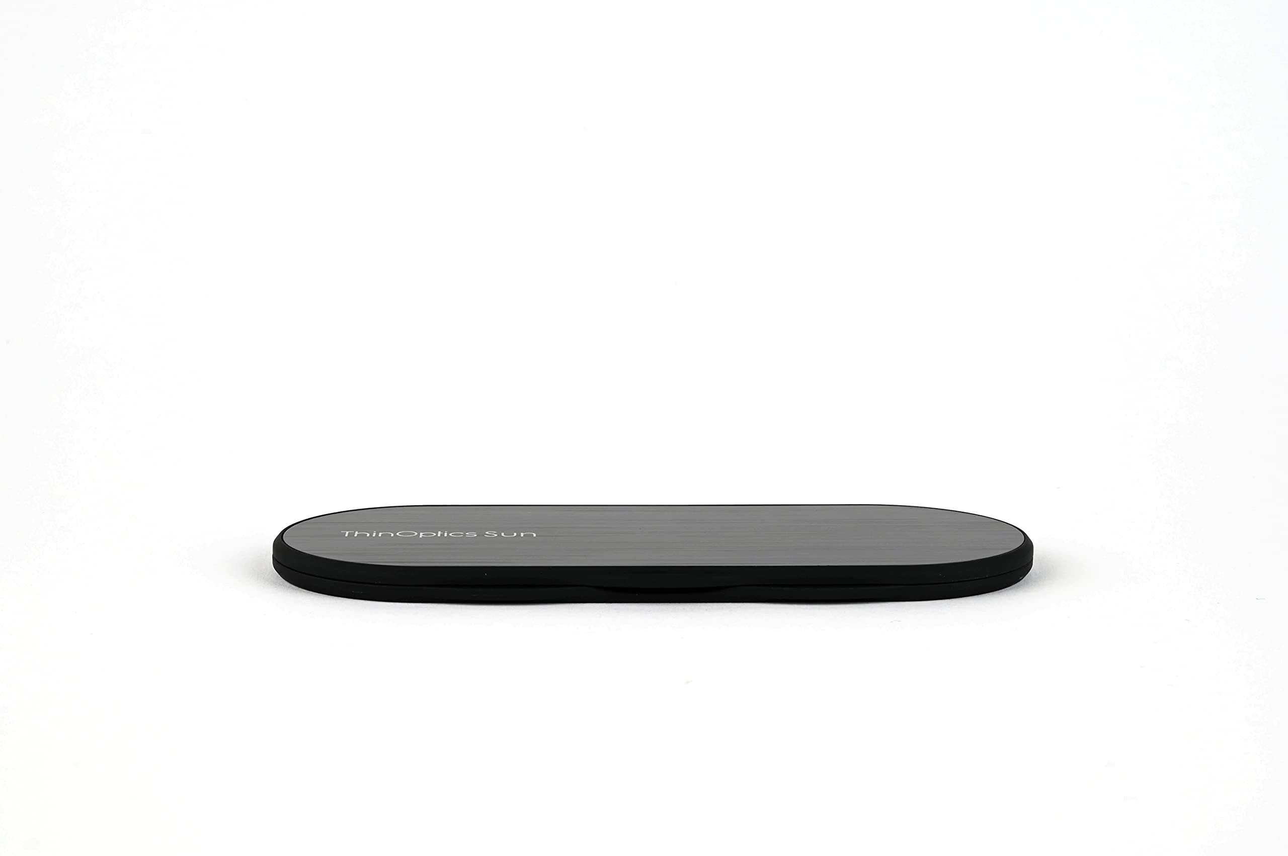 ThinOptics Milano Aluminum Case with Round Sunglasses - Stylish & Durable Eyewear for Outdoor Activities, Travel, and Everyday Use