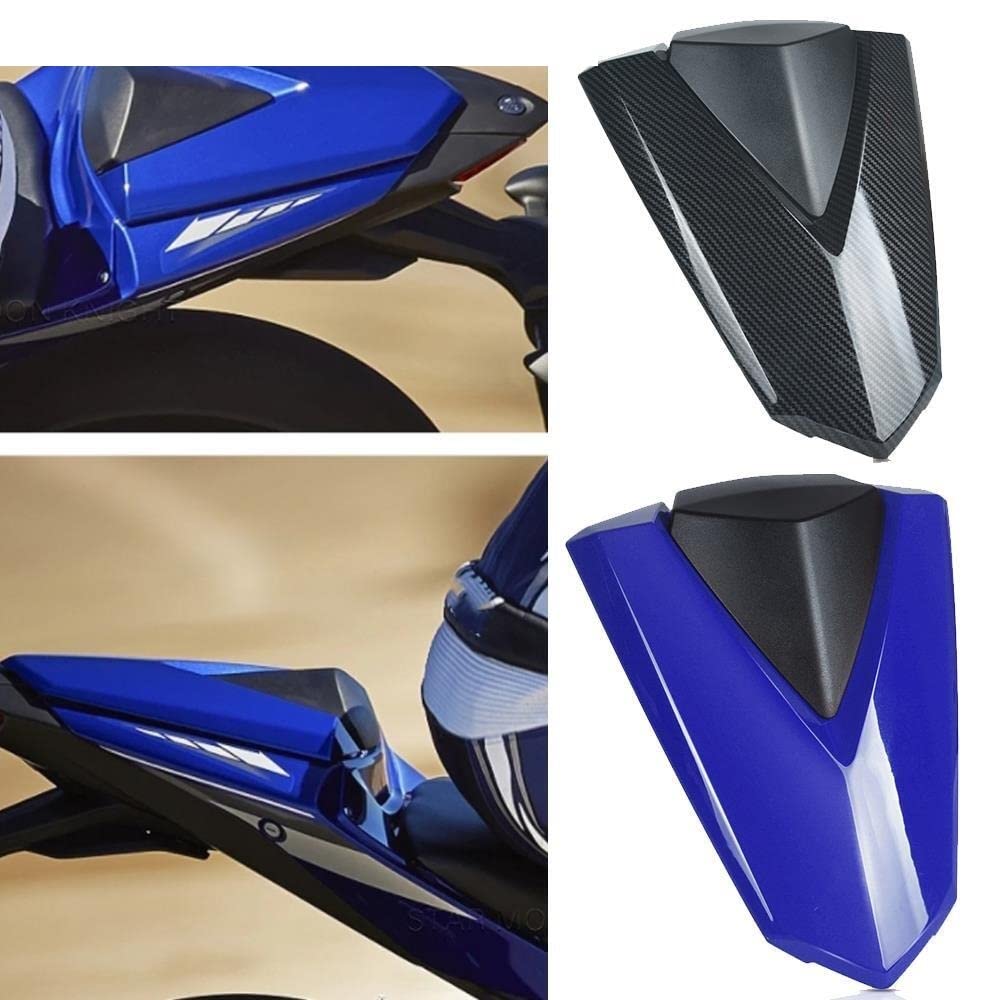 Passenger Seat Cowl Fairing for Yamaha R3 MT-03 MT25 YZF-R3 YZF-R25 - Extended Reach Hard Solo Seat Cover & Tail Pillion Back Hump Faring - Perfect for Motorcycle Customization & Comfort Riding