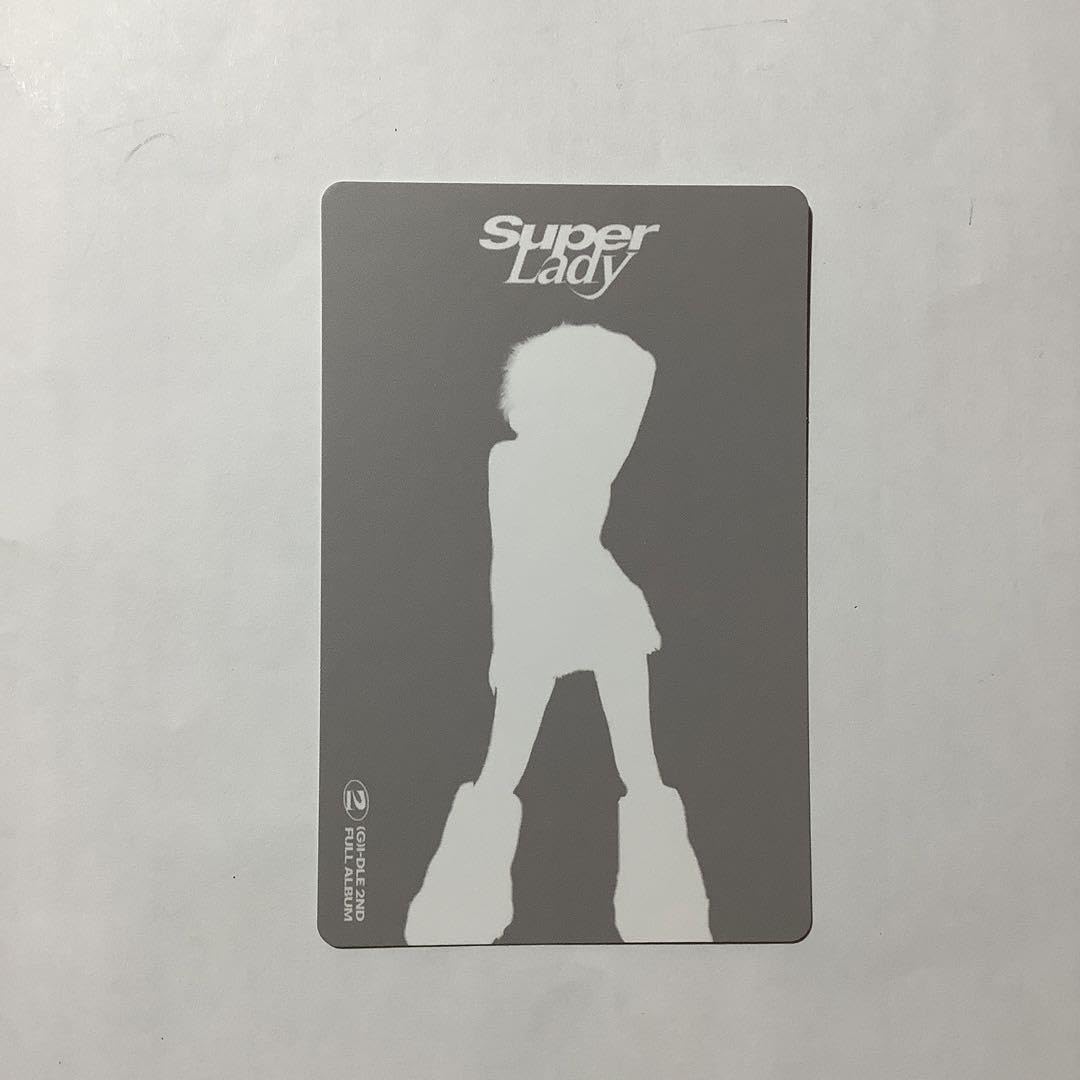 (G) IDLE Super Lady Official Trading Card - K-Pop Collectible for Fans, Albums, and Gifts | Perfect for Concerts, Fan Meetings, and Display Collections