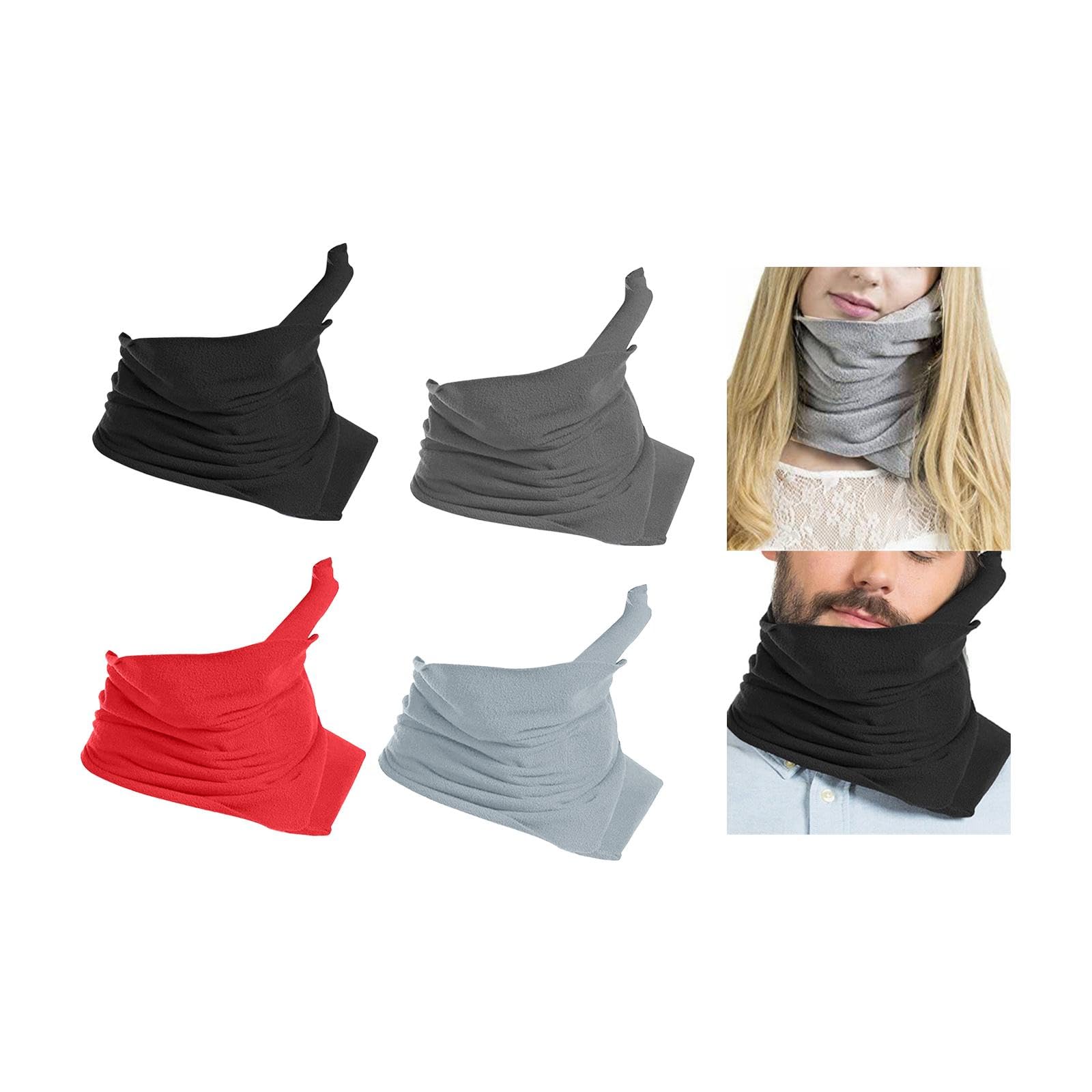 THE STYLE SUTRA® Adjustable Airplane Travel Neck Pillow - Memory Foam Head Cushion for Neck Support & Comfort - Perfect for Long Flights, Road Trips & Office Naps - Black Travel Accessories & Luggage Equipment