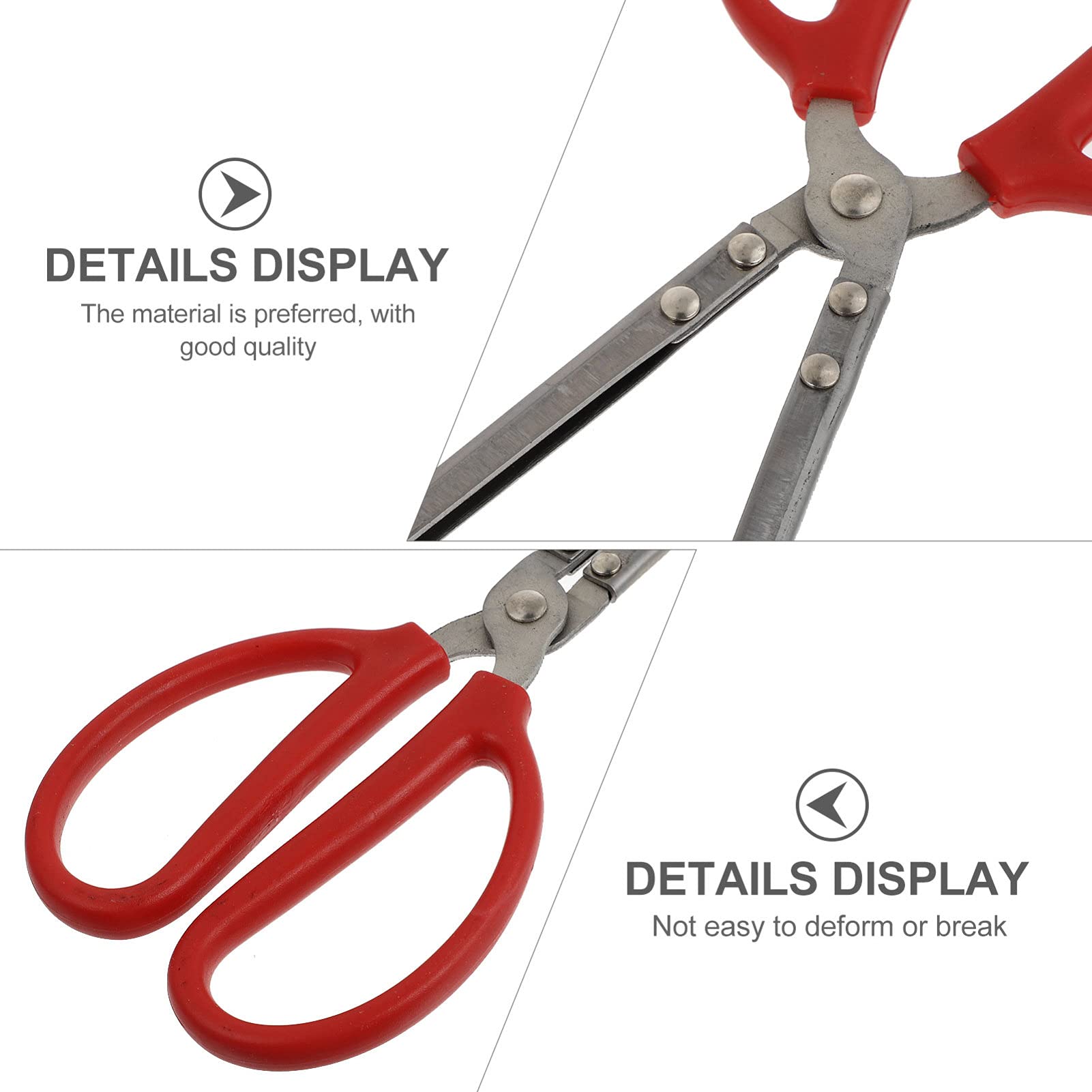 1pc Heavy Duty BBQ Grill Tongs - Stainless Steel Fire Tongs for Grilling, Barbecue, and Camping - Perfect for Picking Up Hot Coals, Briquettes, and Food - Also Great as Yard Waste Clamp and Household Garbage Picker