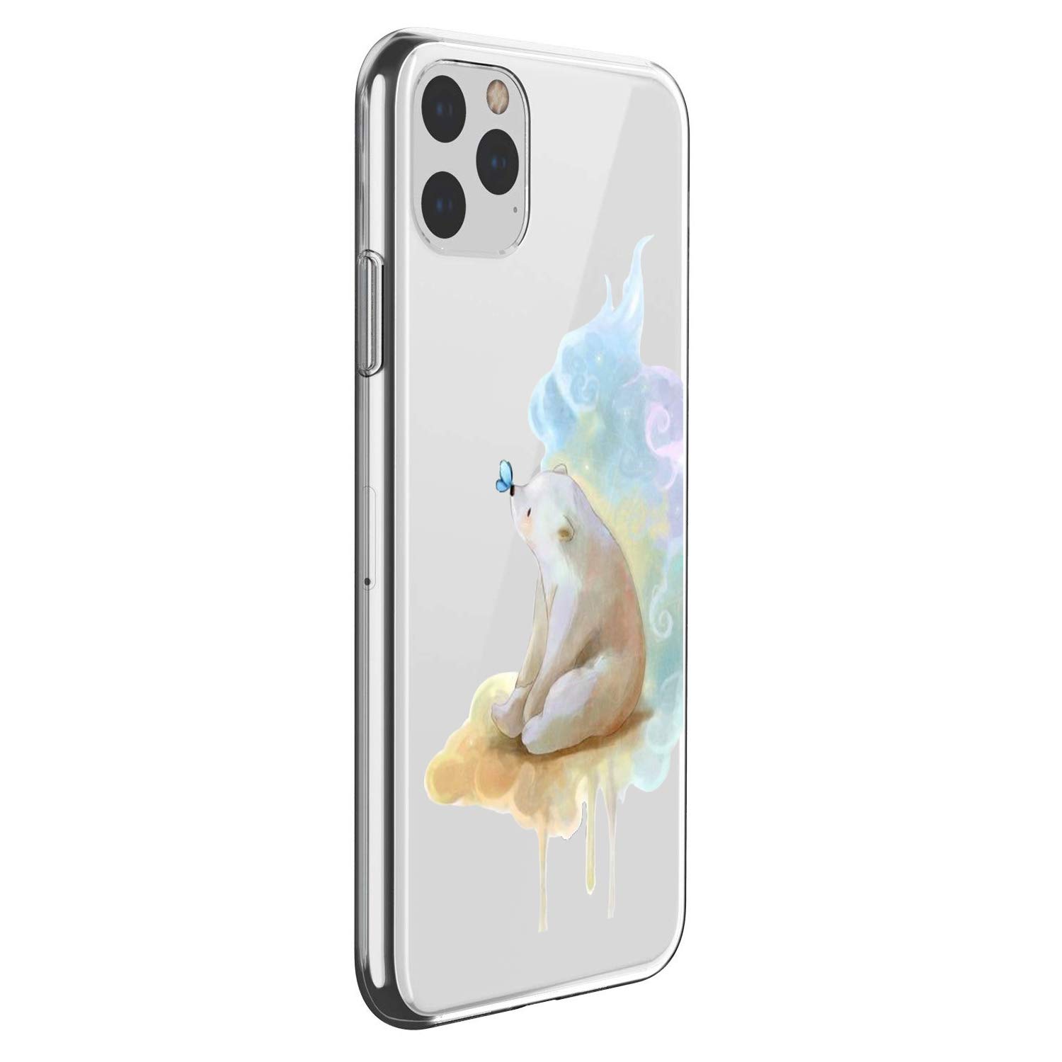 Oihxse iPhone 11 Pro Max Case - Ultra Thin Clear Silicone Cover | Soft TPU Protective Phone Case | Anti-Fingerprint & Scratch Resistant | Perfect for Everyday Use, Work & Travel Protection