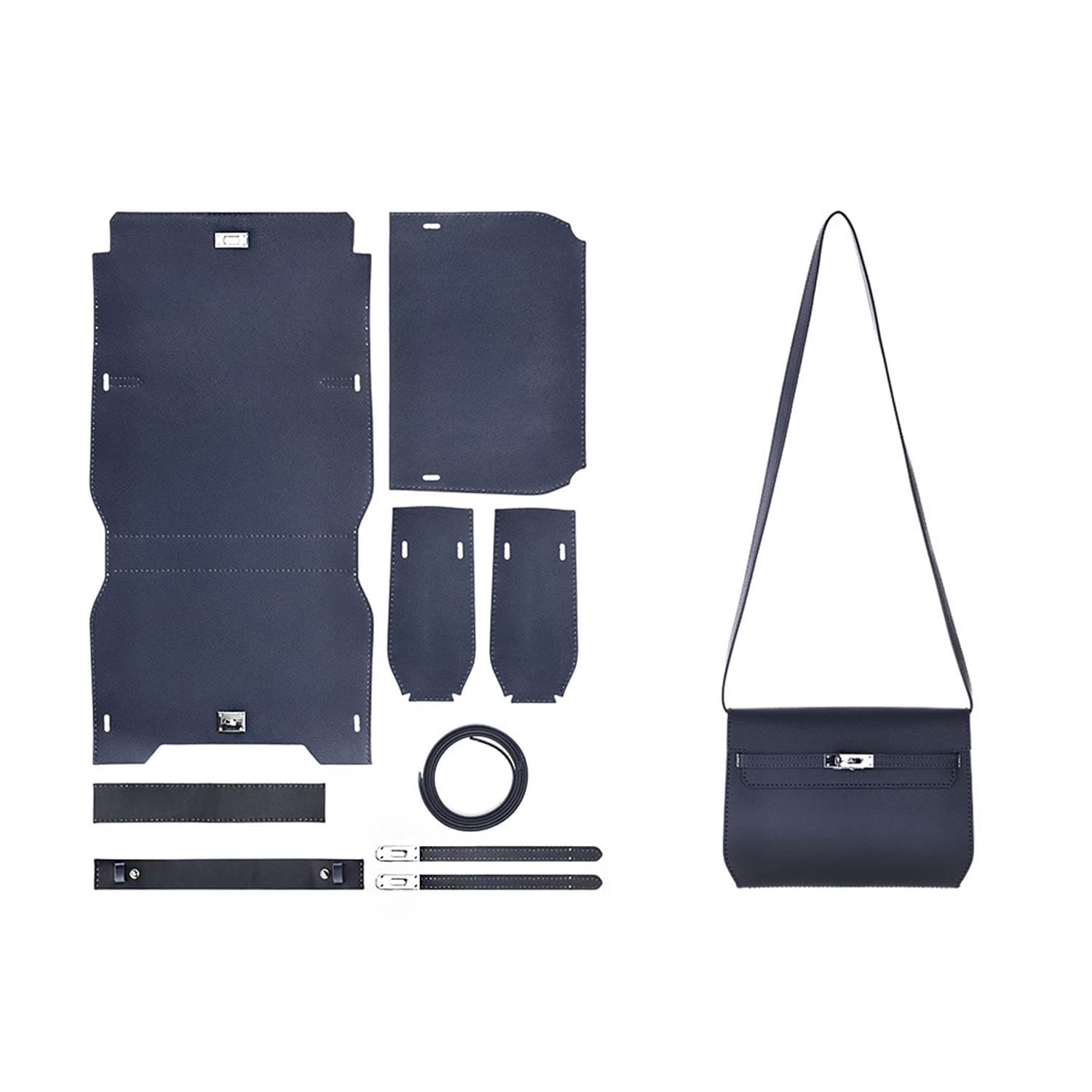POPSEWING DIY Leather Bag Kit - Premium Handcrafted Designer Handbags for Women & Men - Complete DIY Bag Making Set for Personalized Gifts - Perfect for Crafting, Fashion Accessories & Unique Present Ideas