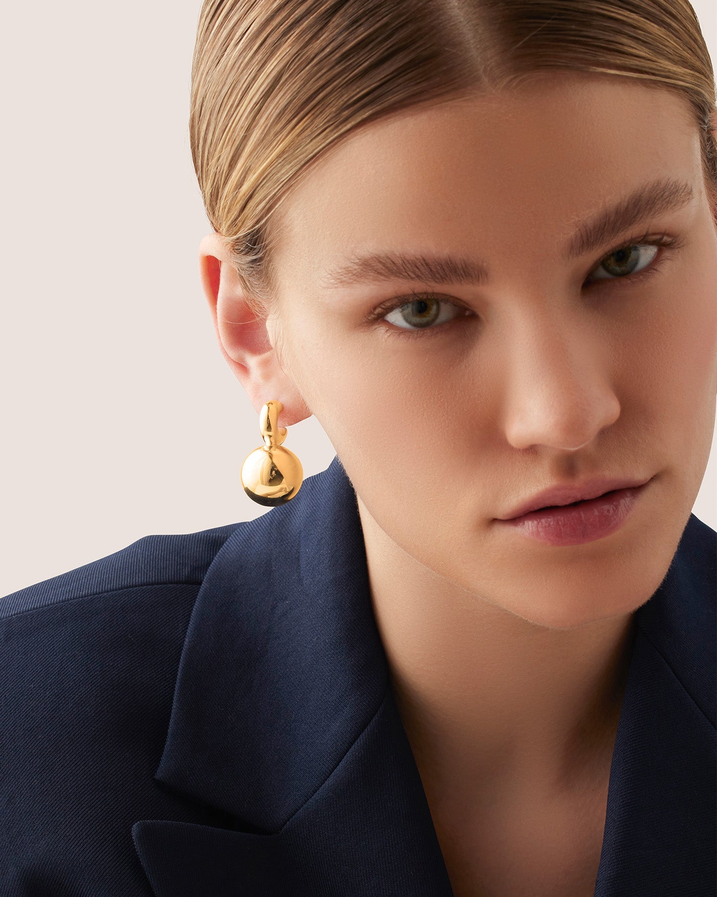 Elegant Lyra Gold Earrings for Women - 14K Gold Plated Hoop Earrings - Perfect for Parties, Weddings & Everyday Wear