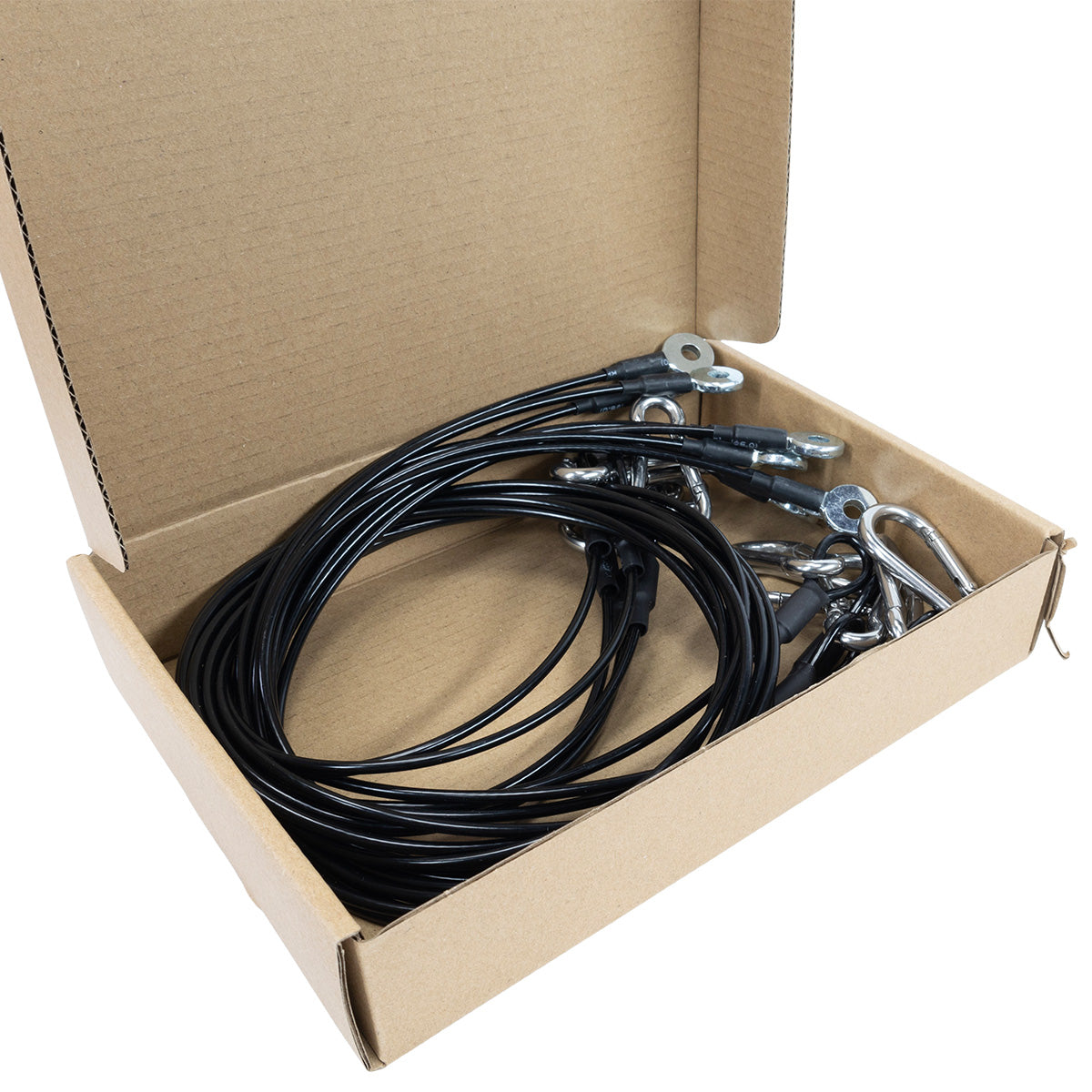 Blastking V SCABLE 3x85 Heavy Duty Safety Cable - 3mm x 85cm with 50kg Load Capacity (10-Pack) - Perfect for Rock Climbing, Construction Safety & Industrial Use