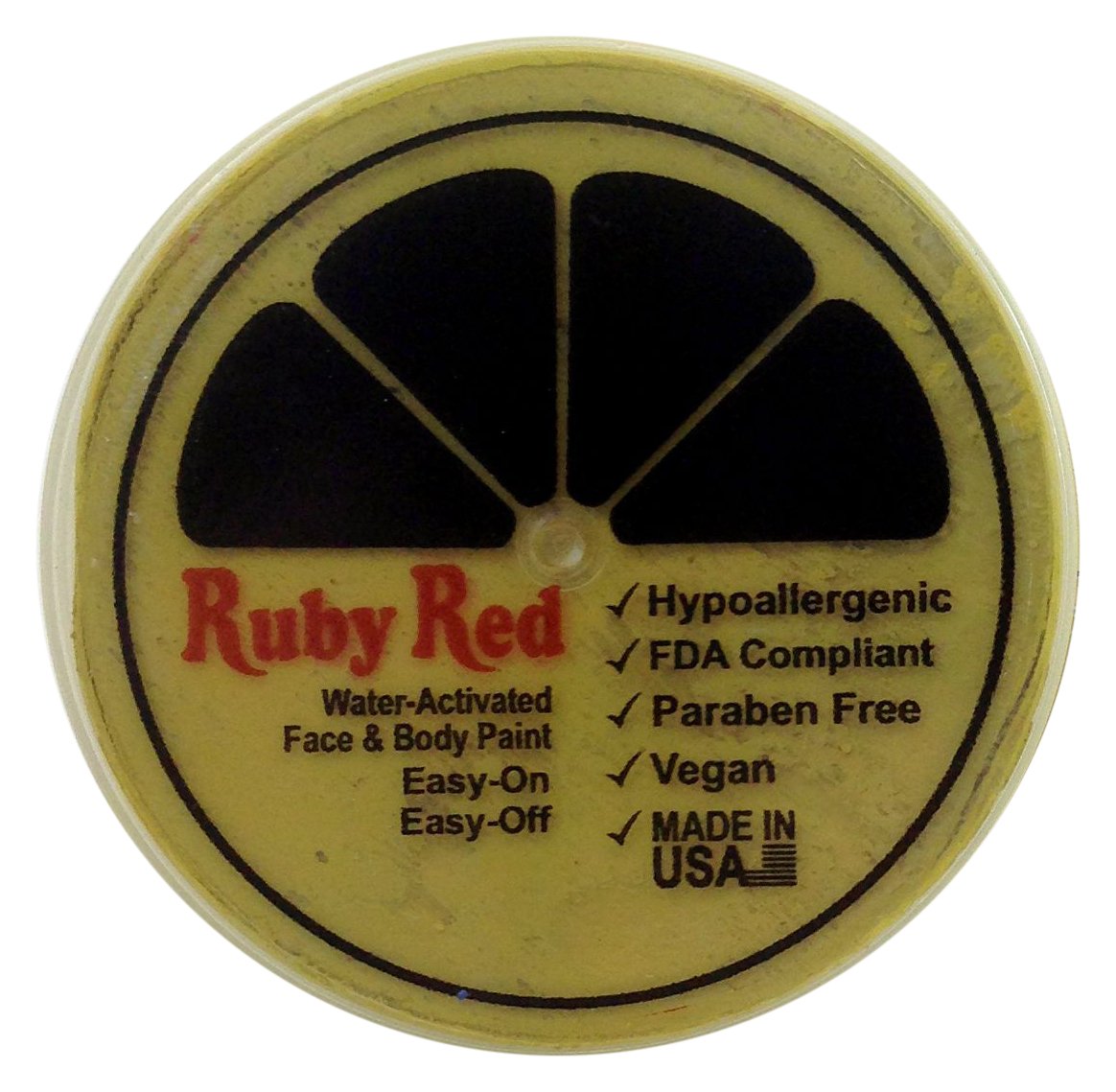 Professional Ruby Red Face Paint - 75ML Pearlescent Finish for Halloween, Cosplay & Body Art | Non-Toxic & Easy to Apply
