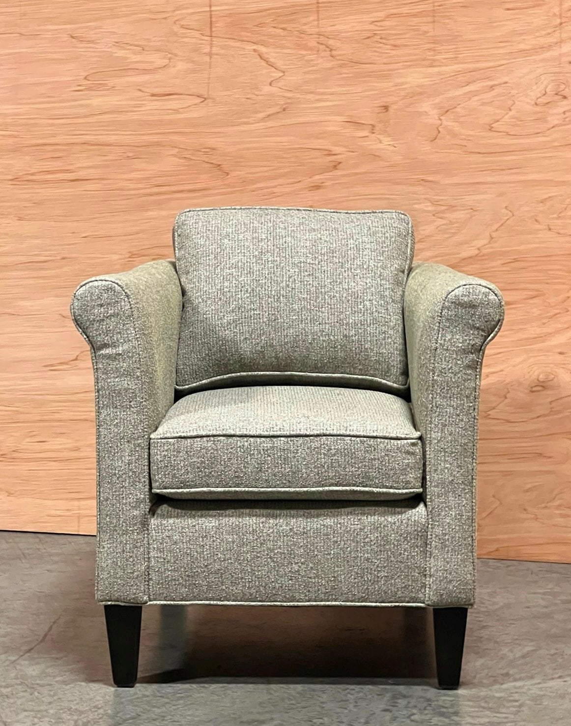 Piper Chair and Ottoman Set - Premium Showroom Model for Living Room, Lounge & Home Decor