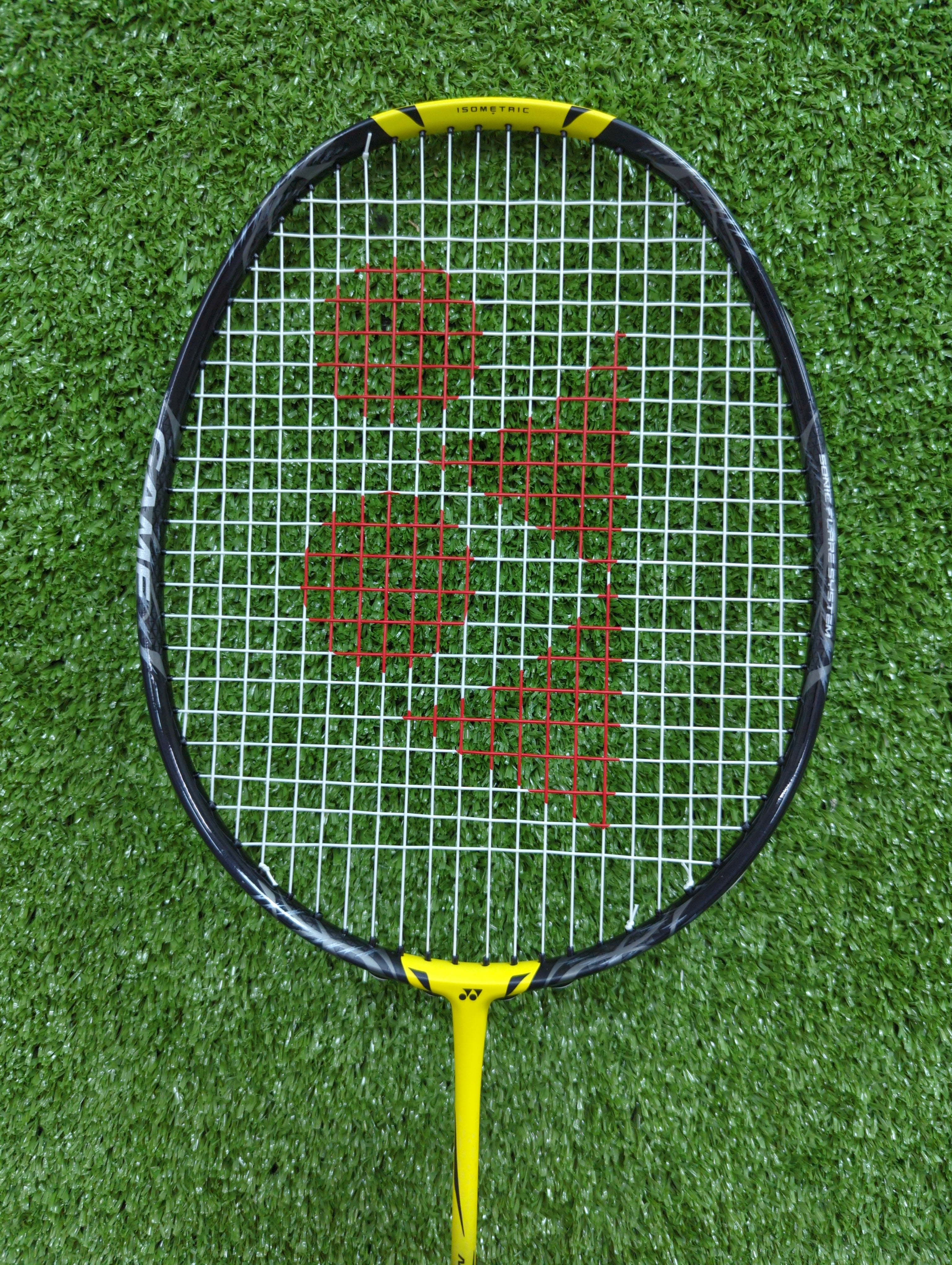 Yonex Nanoflare 1000 Game Badminton Racket - Lightning Yellow | Prestrung | High Performance | Made in Taiwan | Perfect for Competitive Play & Training