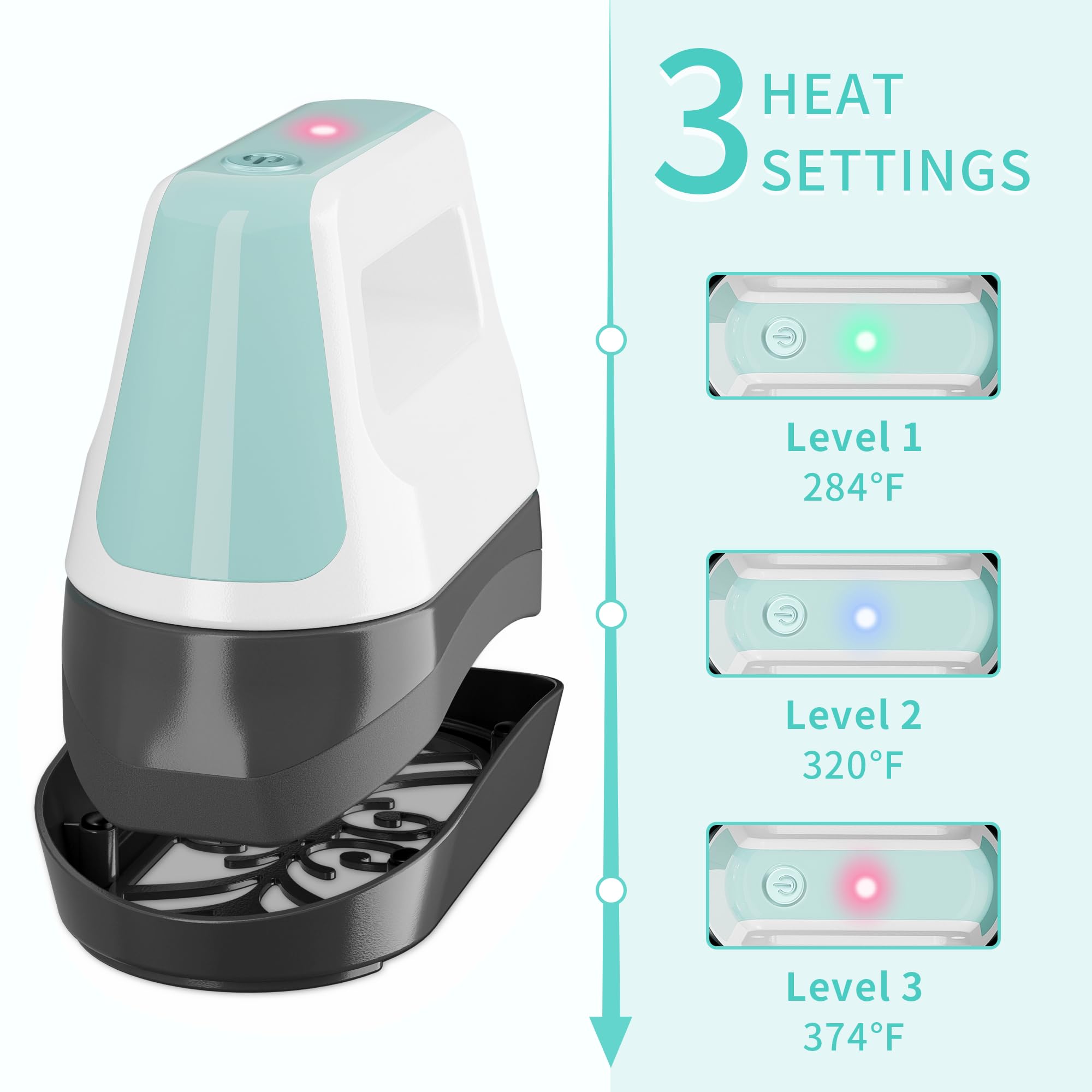 Portable Hat Heat Press Machine with 6.3